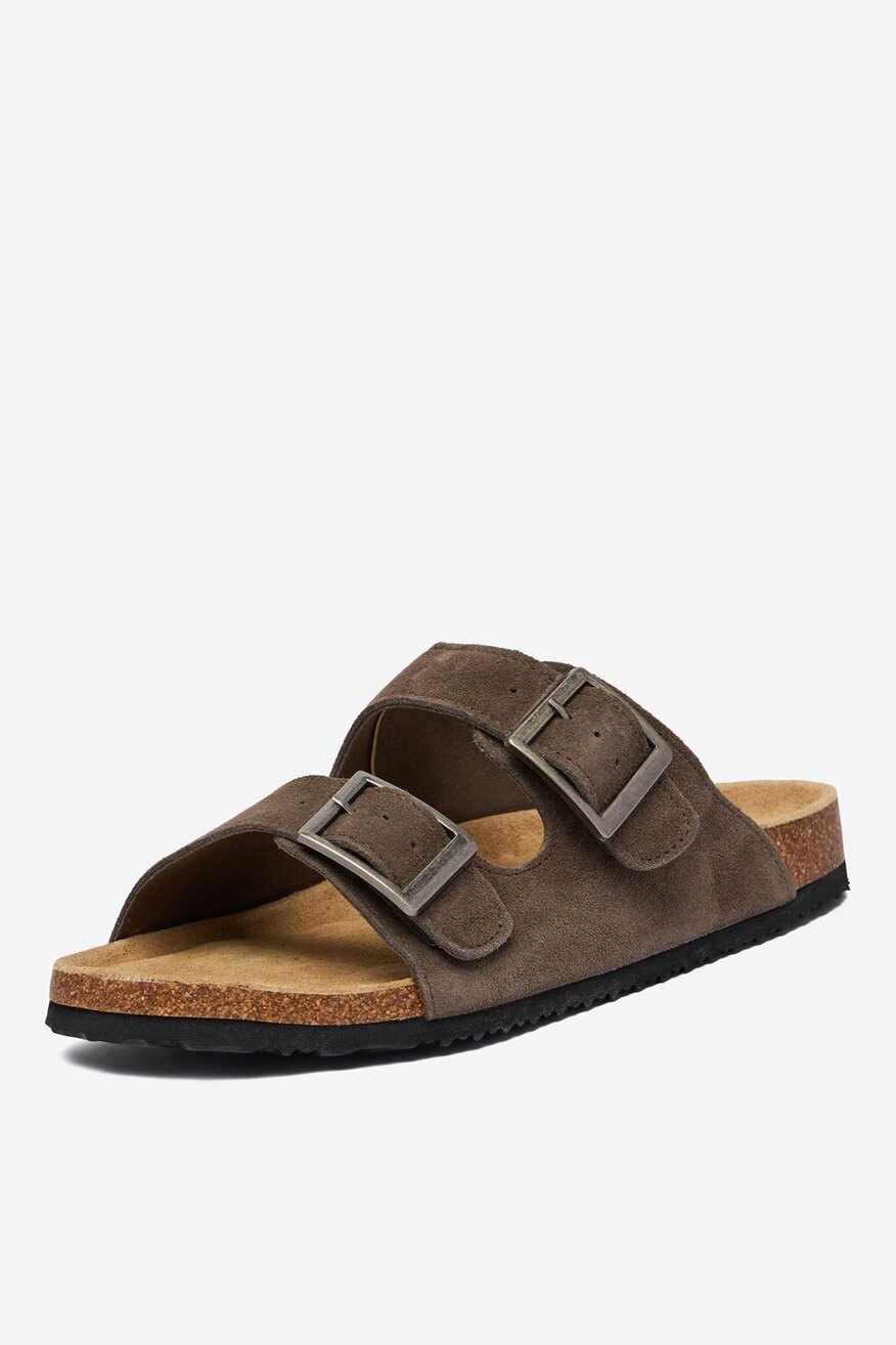 
                Go Soft - Klapki skórzane - 5907964095545