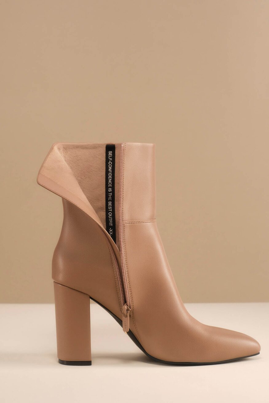 
                Mexx - Botki ocieplane na słupku - 5905588894650