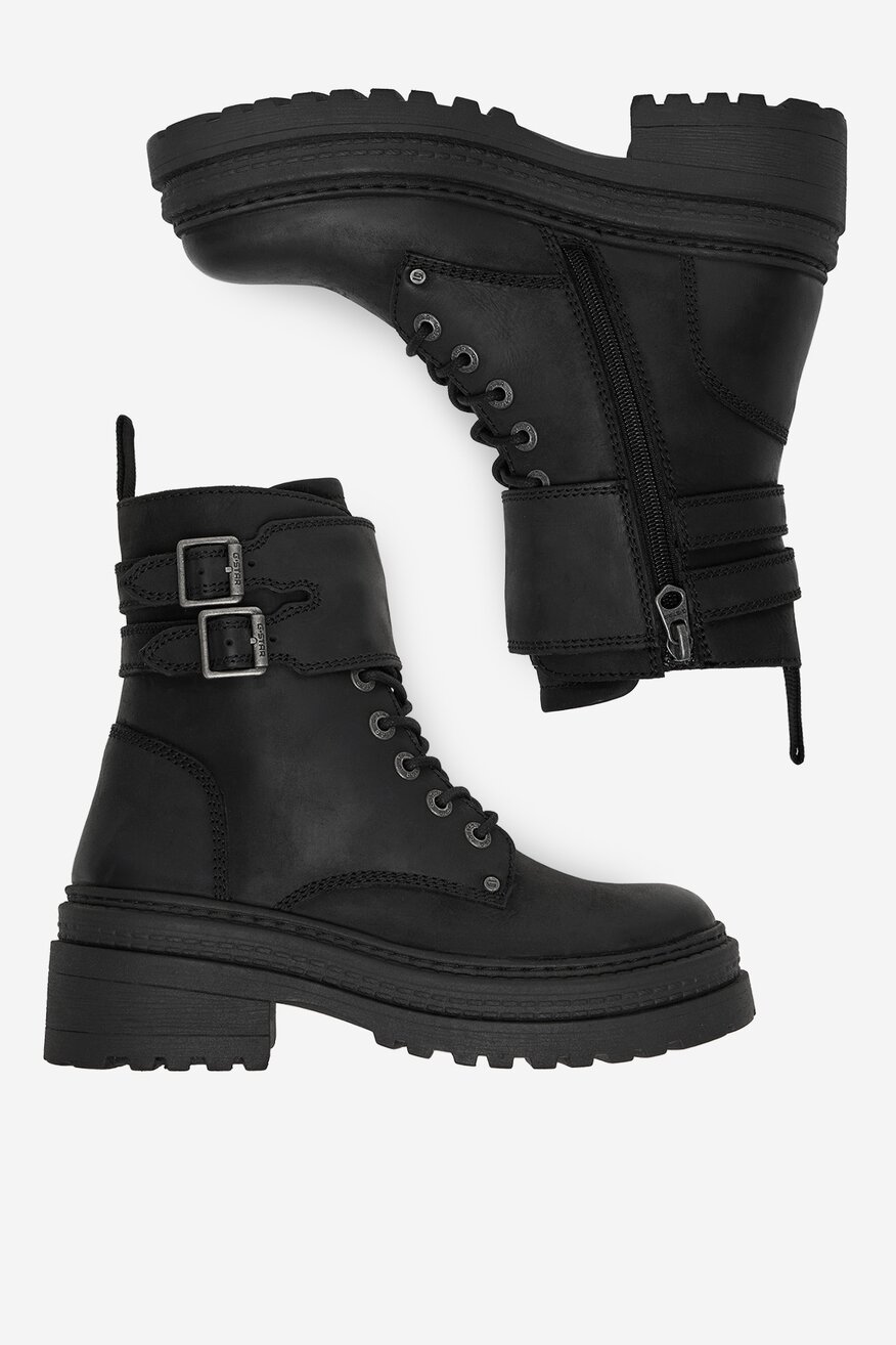 G-STAR RAW - Trzewiki skórzane ocieplane - 5906751407851