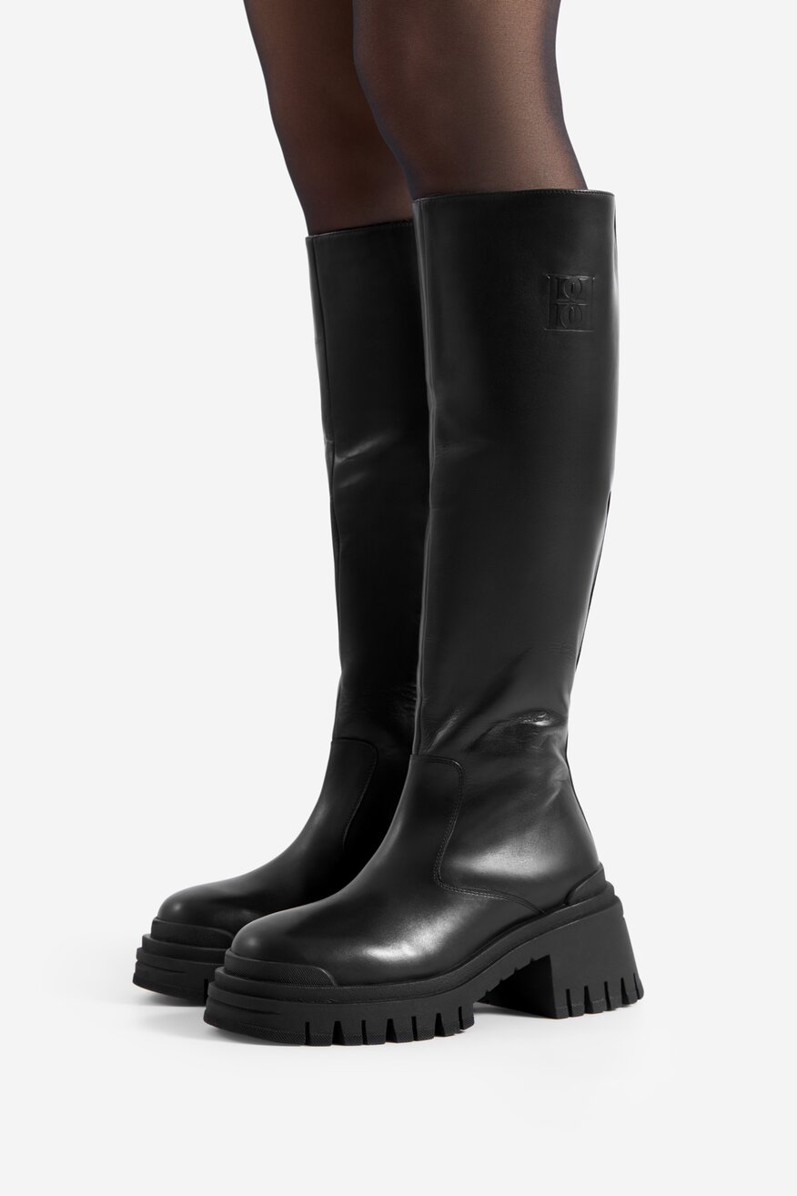 Badura - Kozaki skórzane - 5905588814702