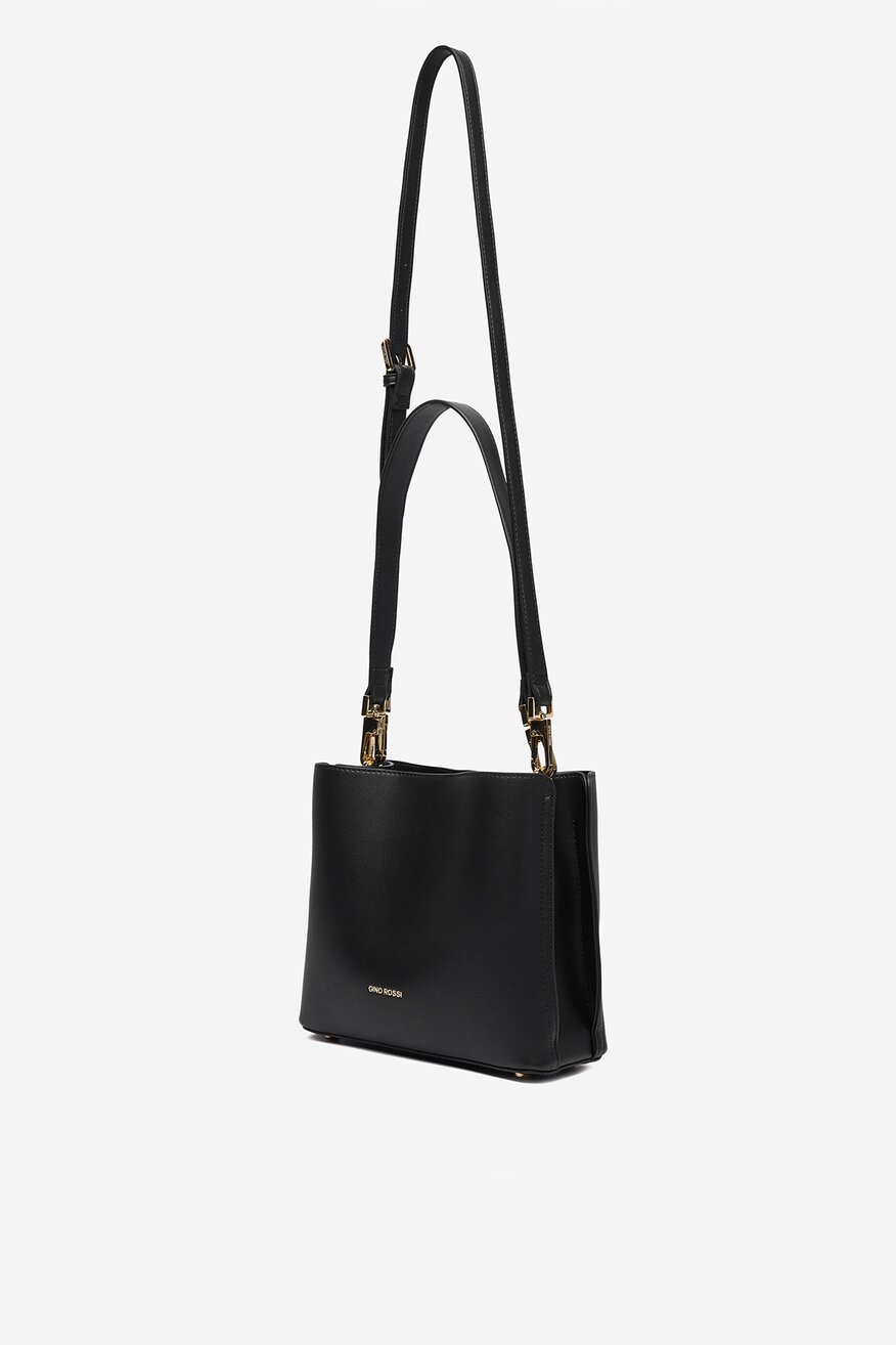 
                Дамска чанта Gino Rossi ЧЕРЕН - 5906751623466