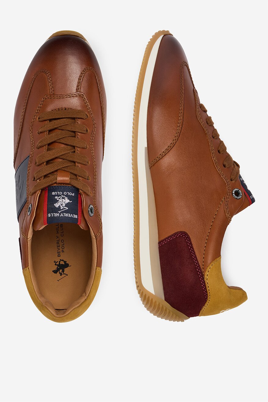 Beverly Hills Polo Club - Sneakersy skórzane - 5907964014041