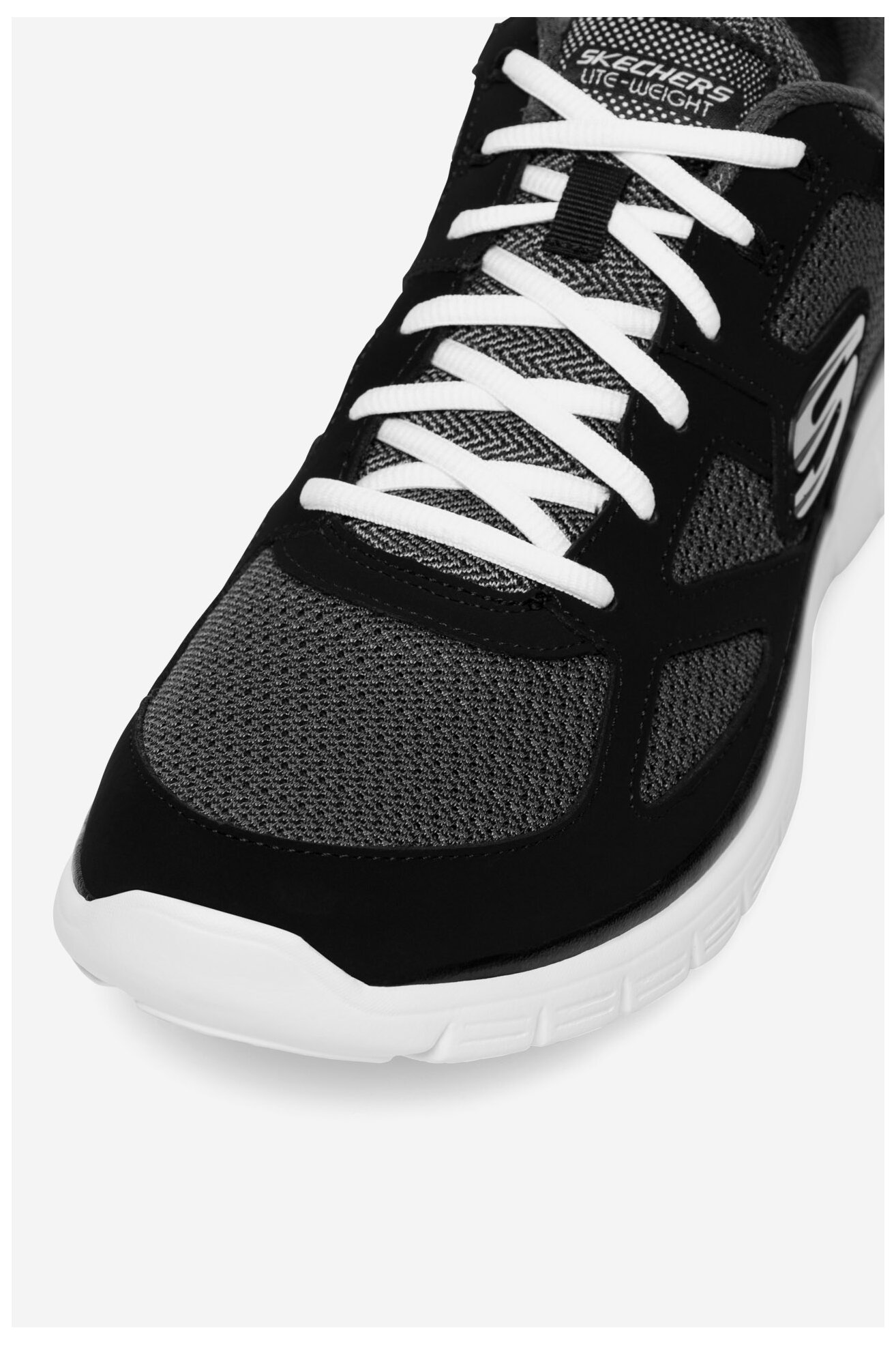 Încălțăminte sport Skechers BURNS AGOURA 52635 BKW NEGRU