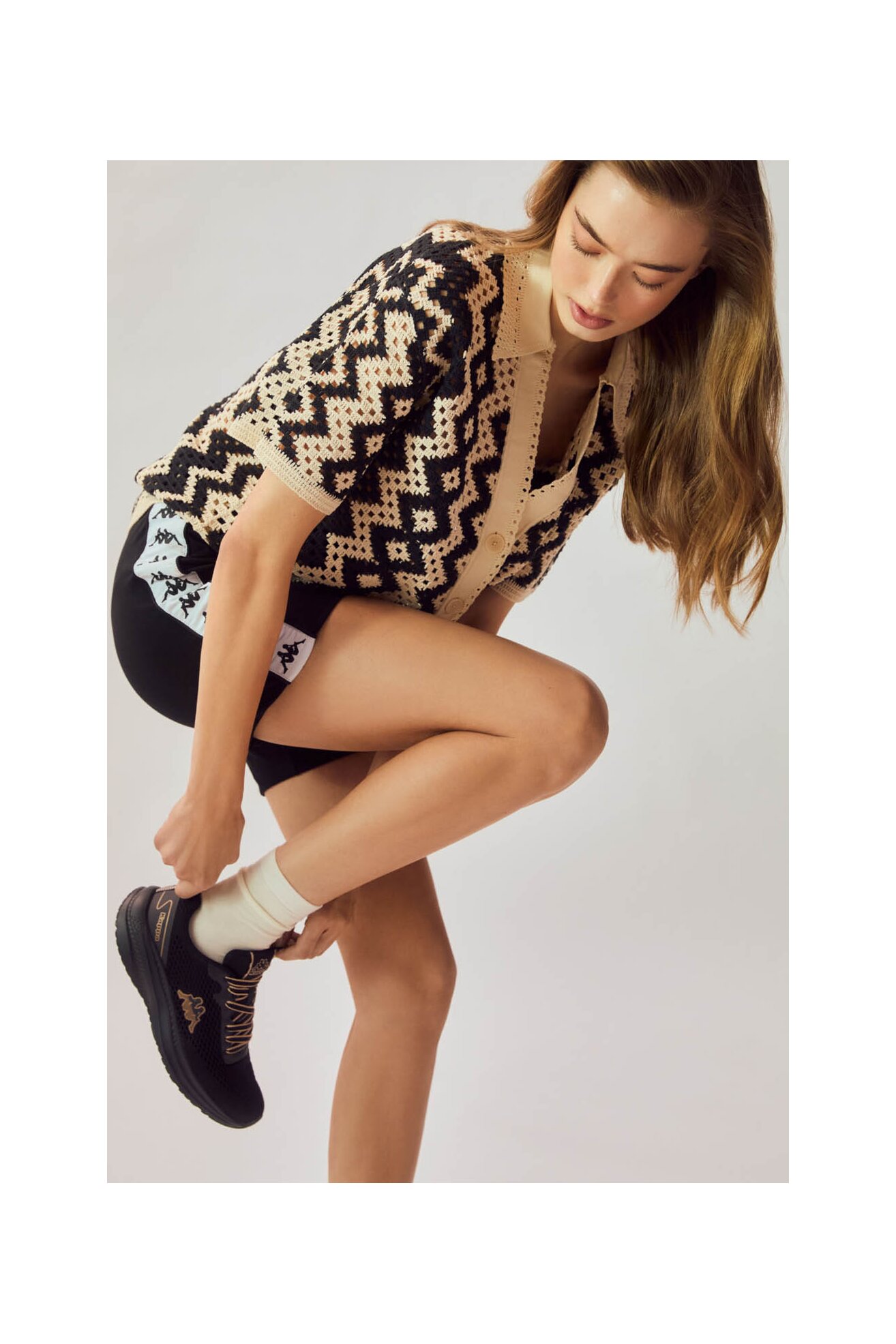 Încălțăminte sport Kappa SS24-3C009-W NEGRU