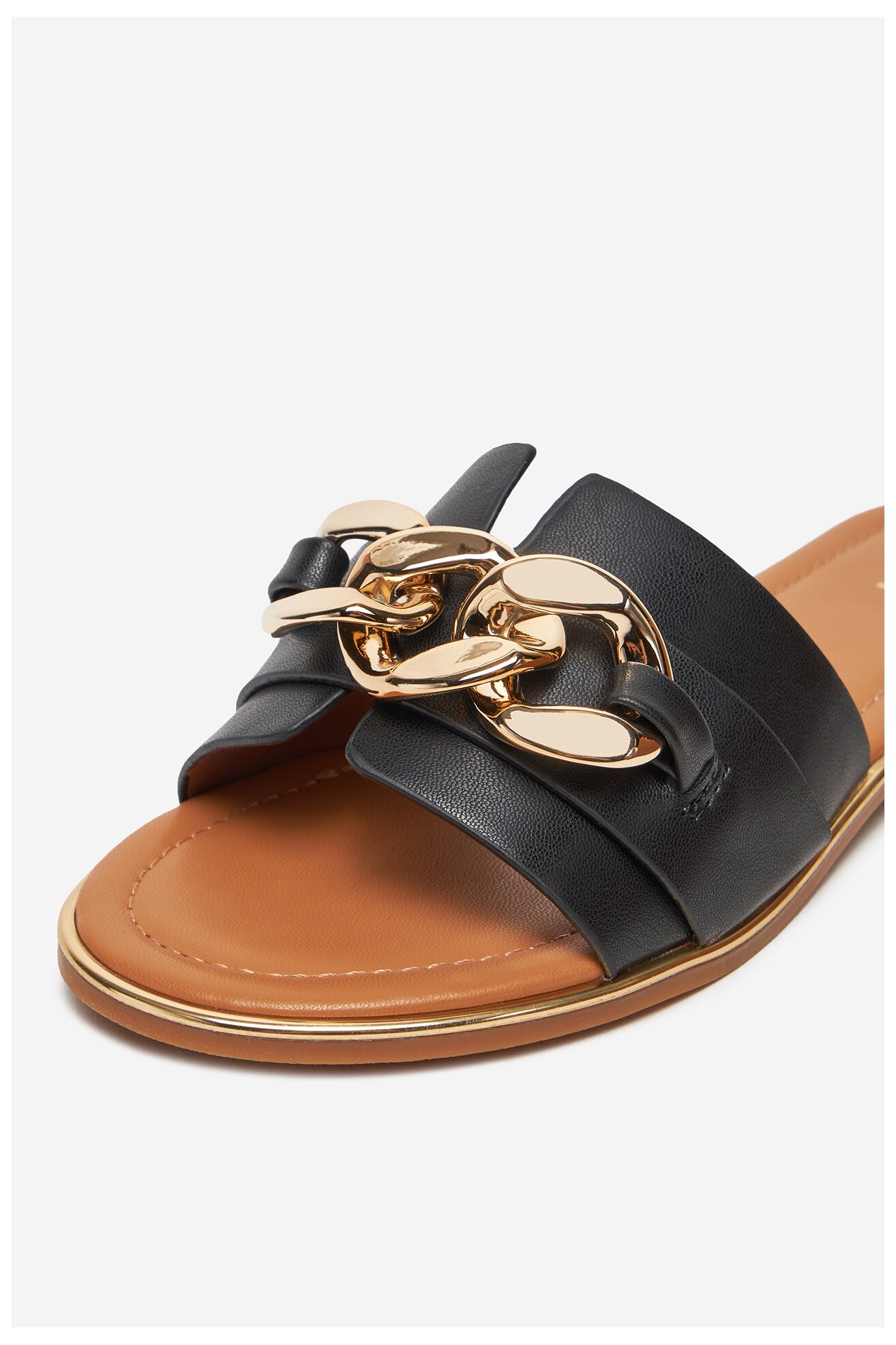 Klapki Jenny WFA2738-1 Czarny