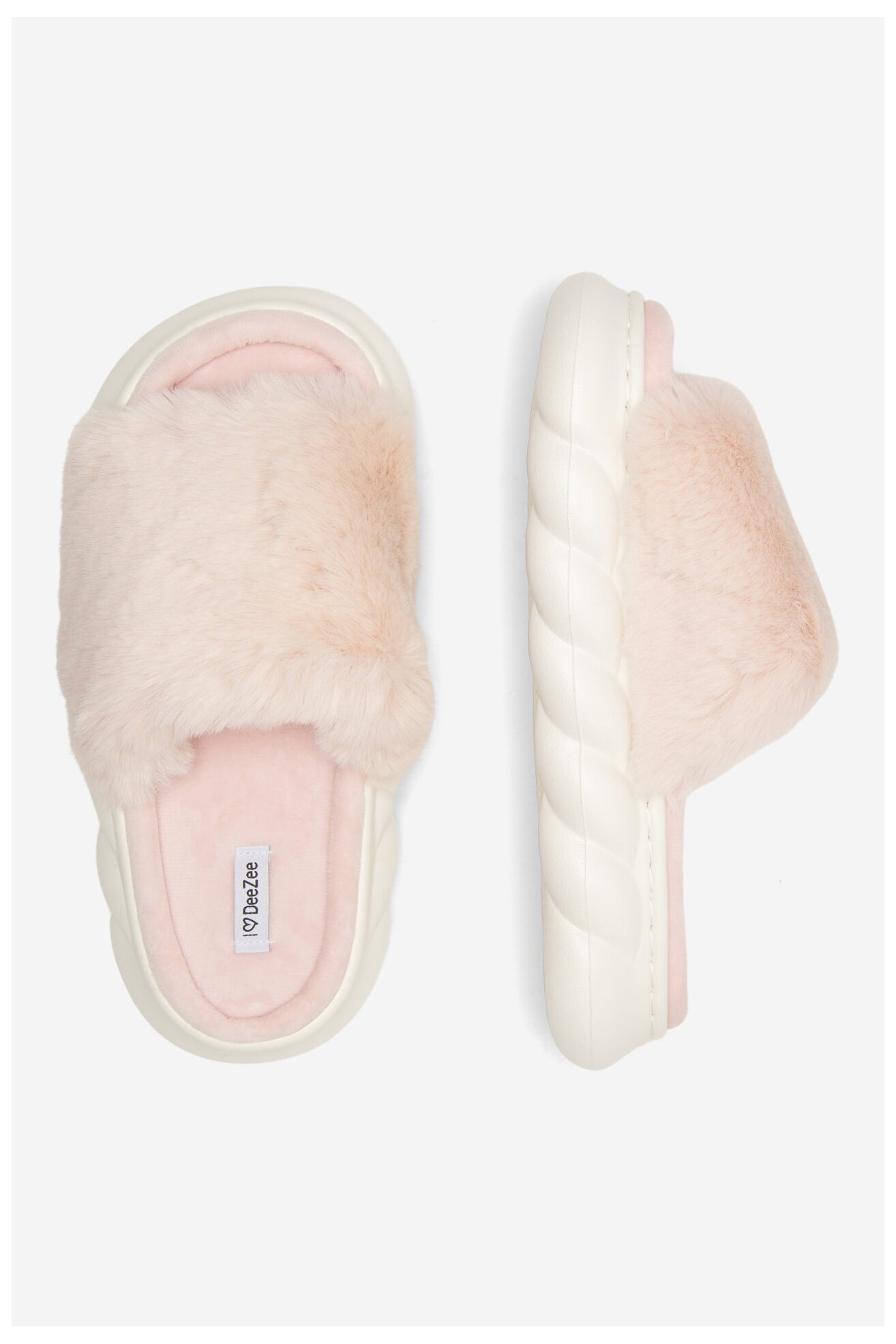 Kapcie DeeZee DE-24-01 Różowy jasny