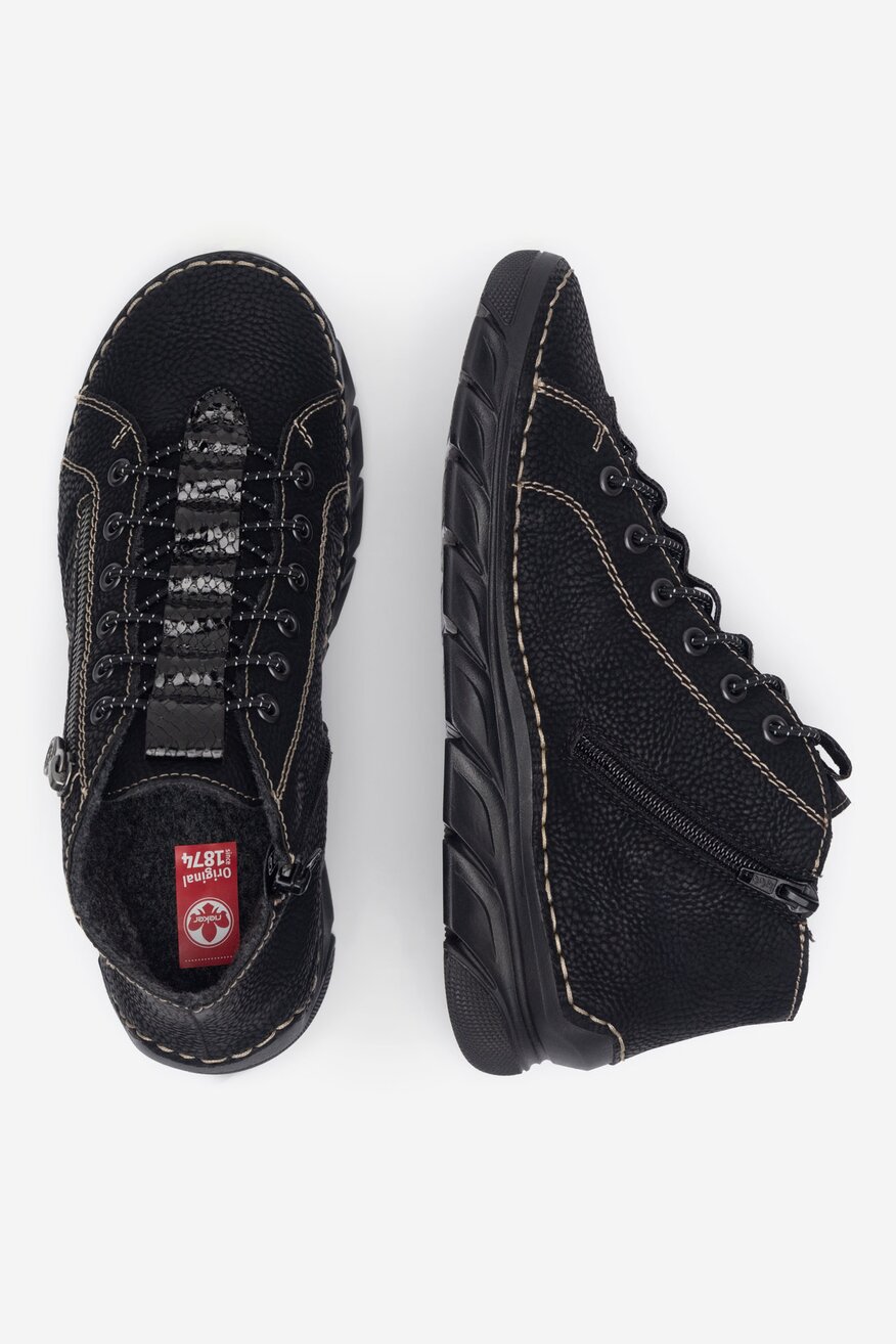 Bocanci Rieker NEGRU - 2230062964578