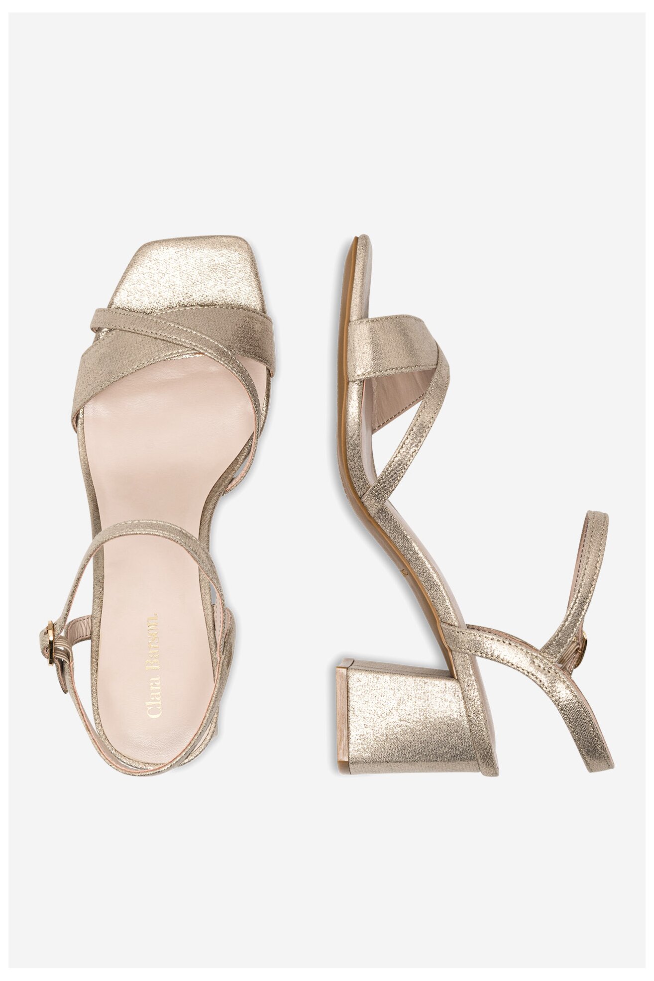 Сандали Clara Barson WYL3662-1 ЗЛАТИСТ