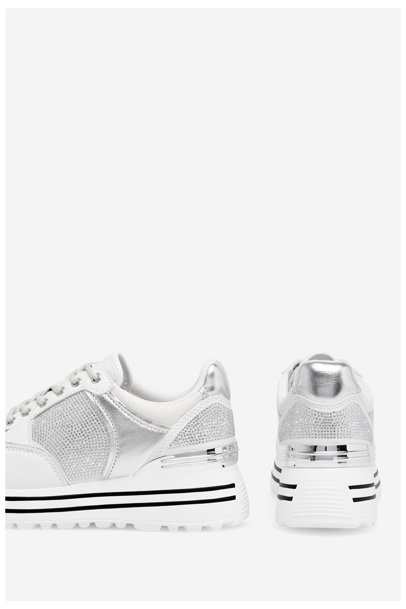 Кросівки EVA MINGE WYL3795-1 СРІБНИЙ