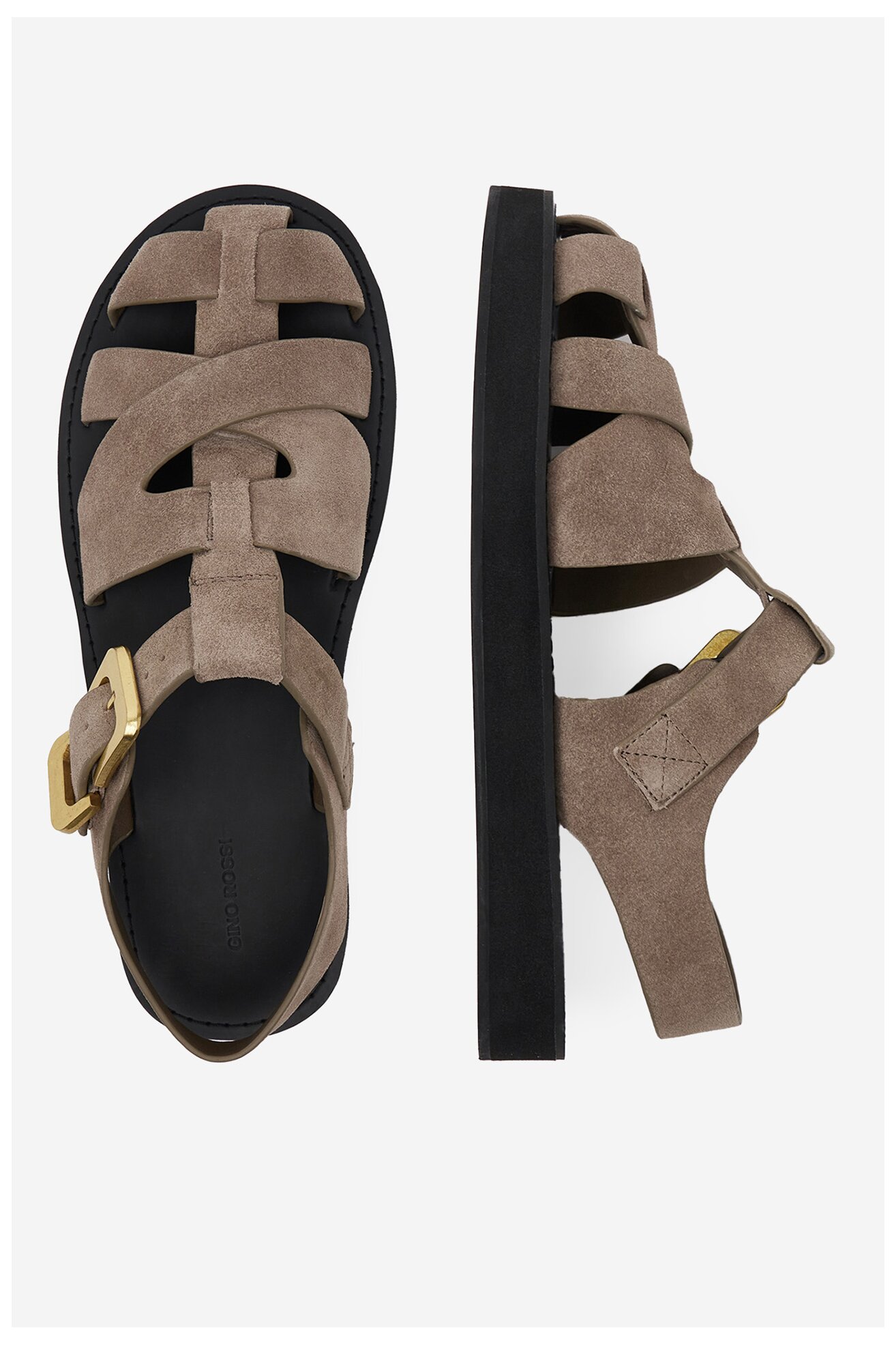 Сандали Gino Rossi LOCK-CS882-HM-01 СРЕДНО КАФЯВ