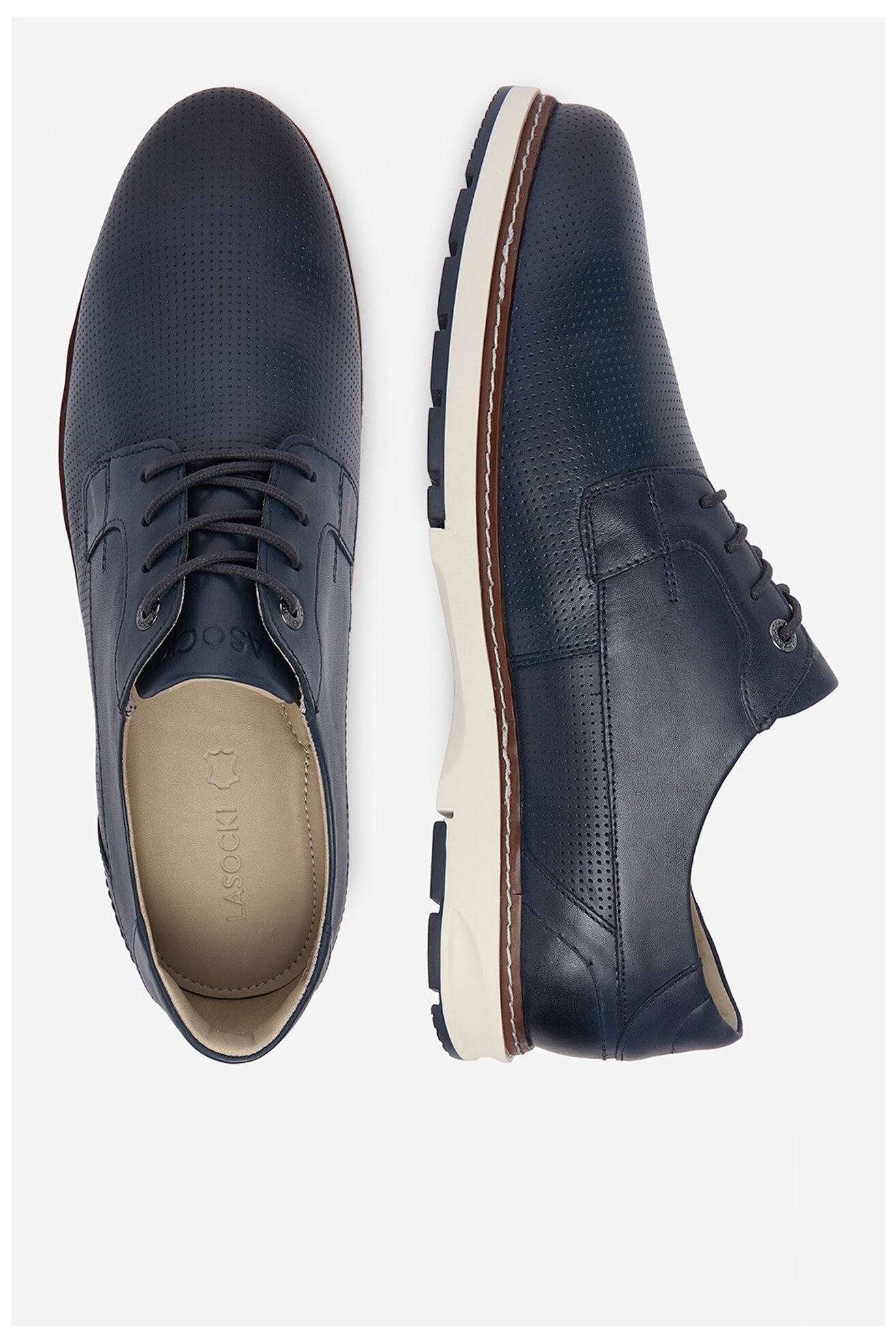 Половинки обувки Lasocki CEO-SINTRA-01 MI24 КОБАЛТОВО СИНЬО