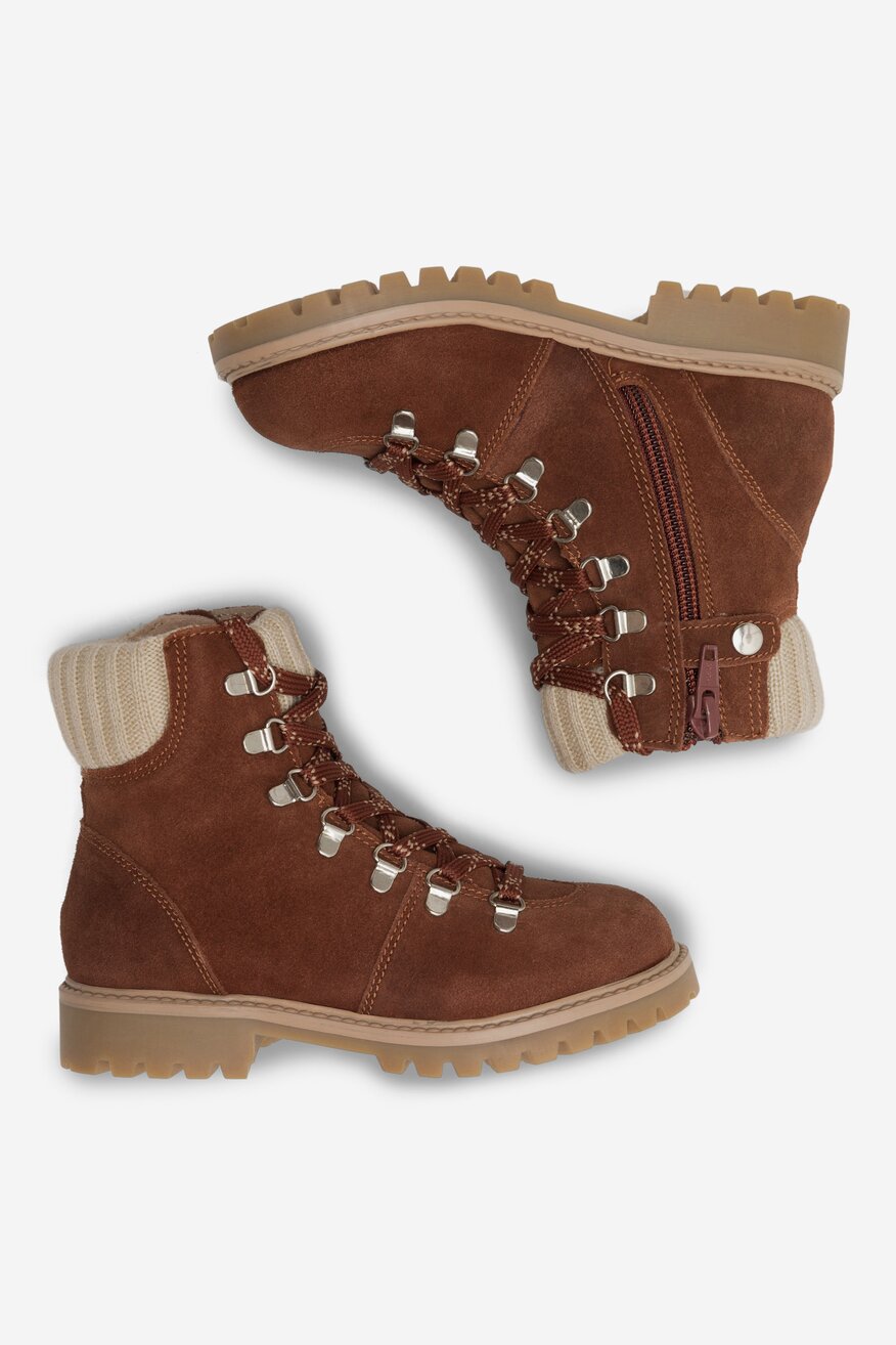 Šněrovací vyšší obuv Lasocki Kids ČERVENÁ - 5905588186335