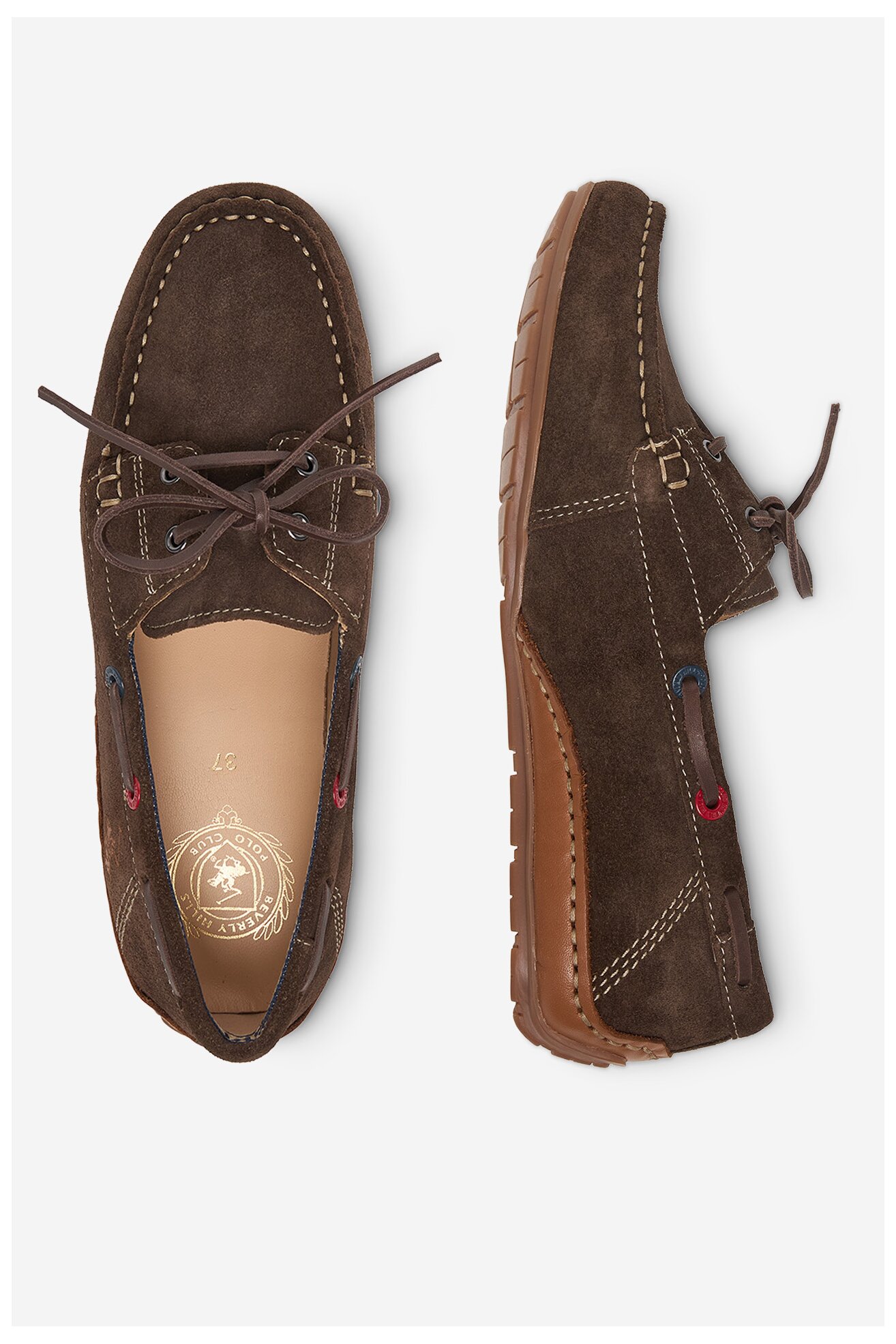 Mokasyn Beverly Hills Polo Club EO-WB-VIESTE-16 Brązowy