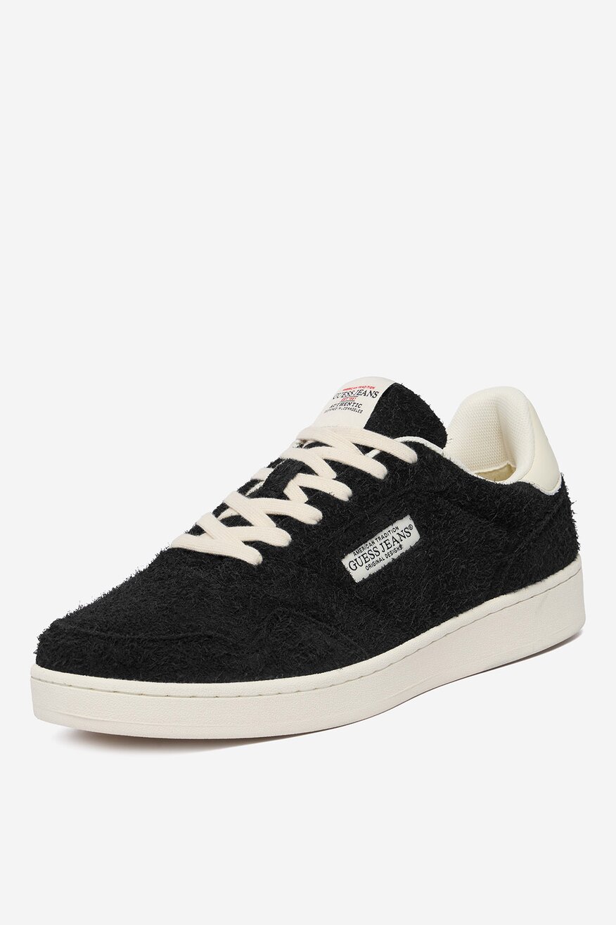 
                GUESS JEANS - Sneakersy skórzane - 5906751657362