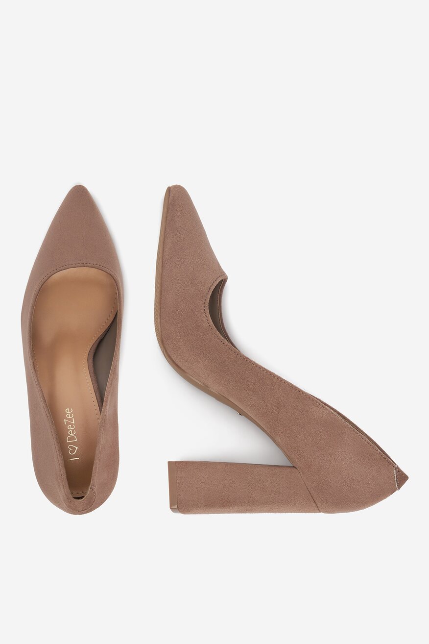 Pantofi cu toc DeeZee KAKI - 5904410079050