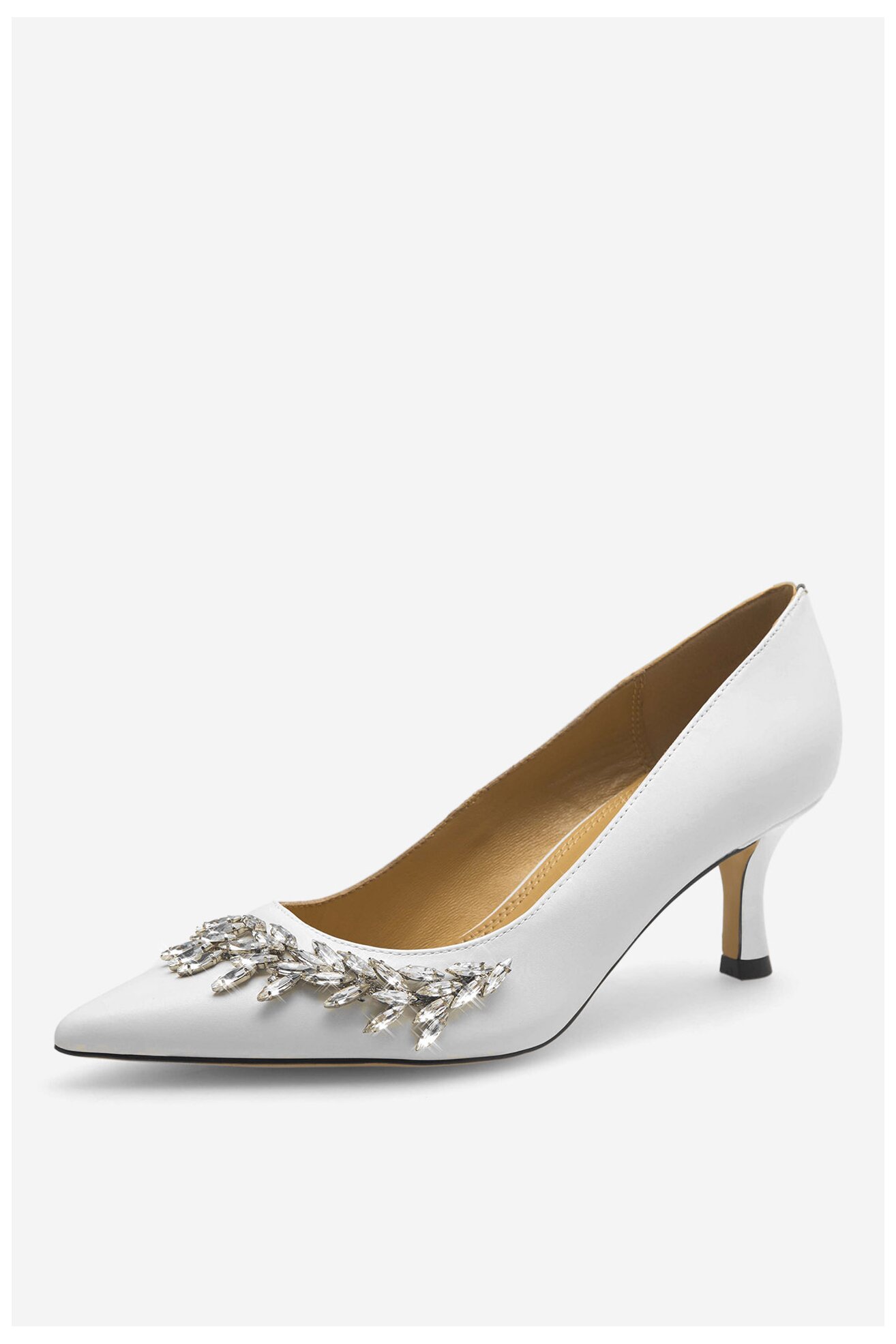 Czółenka Sergio Bardi WFA2532-3Z-SB Biały