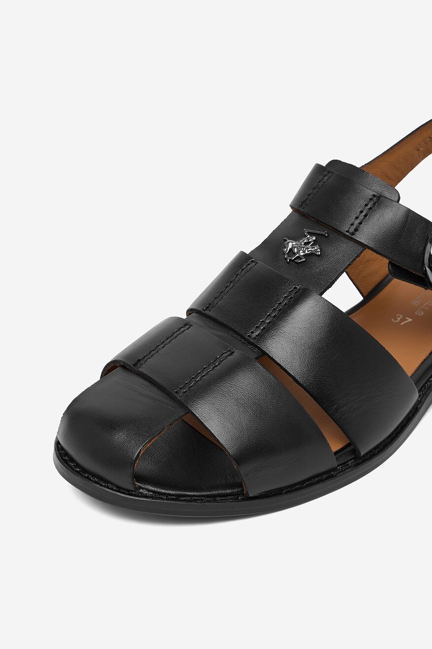 
                Beverly Hills Polo Club - Sandały skórzane - 5906751937877