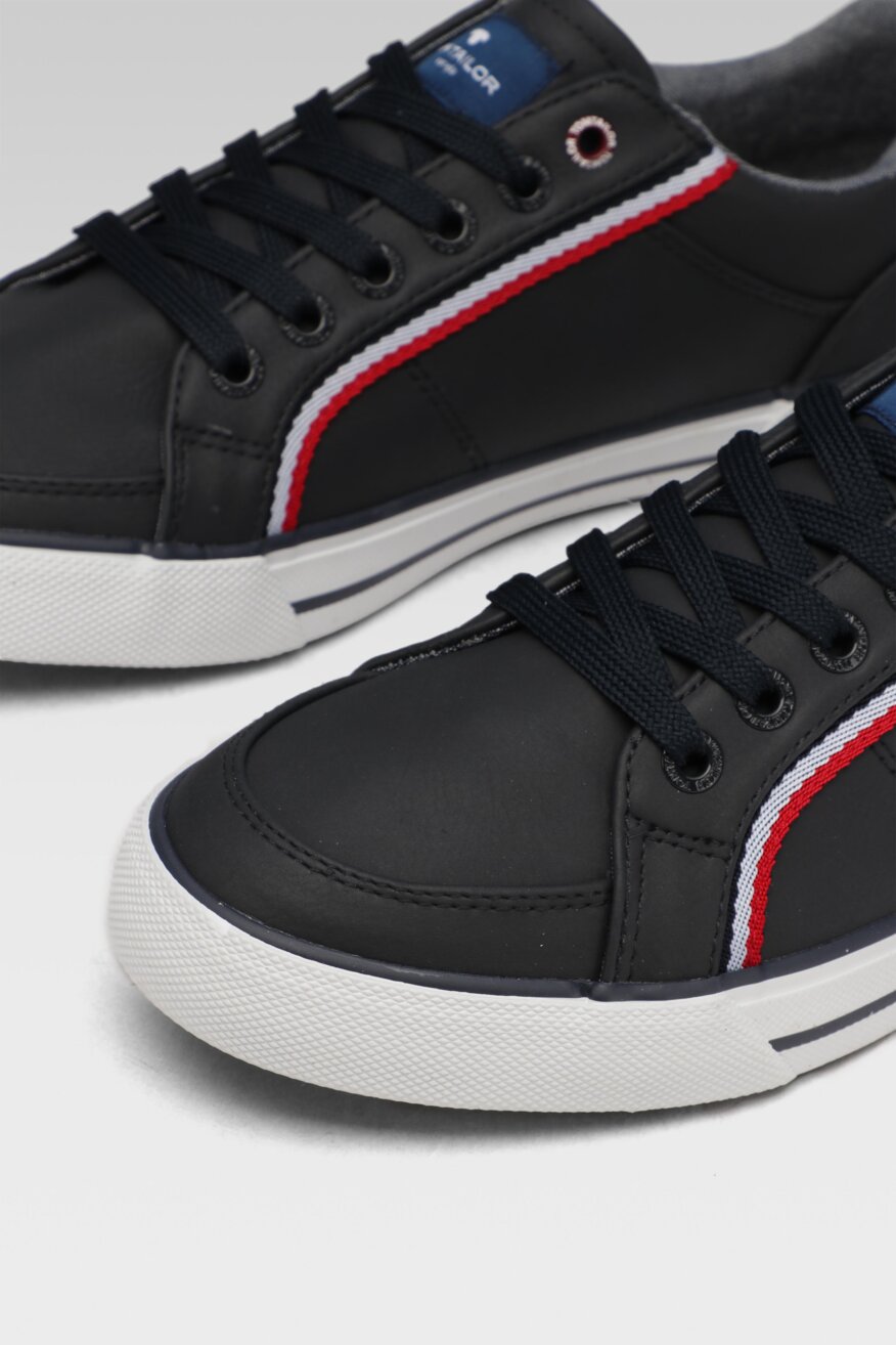 
                Tom Tailor - Półbuty granatowe sznurowane - 5903698427171