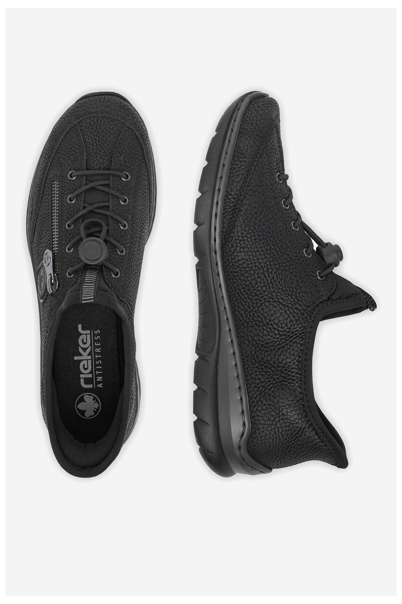 Sneakerși Rieker L32F1-00 NEGRU