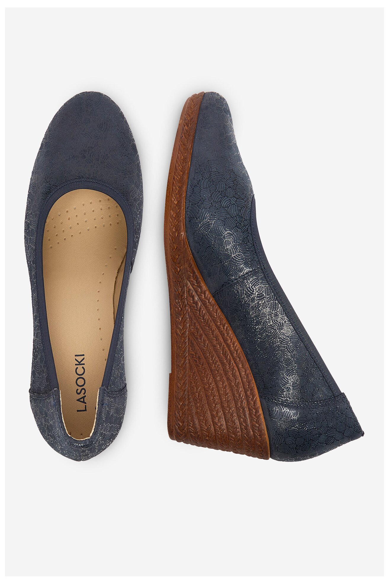 Половинки обувки Lasocki CEO-WI23-2188-10 КОБАЛТОВО СИНЬО