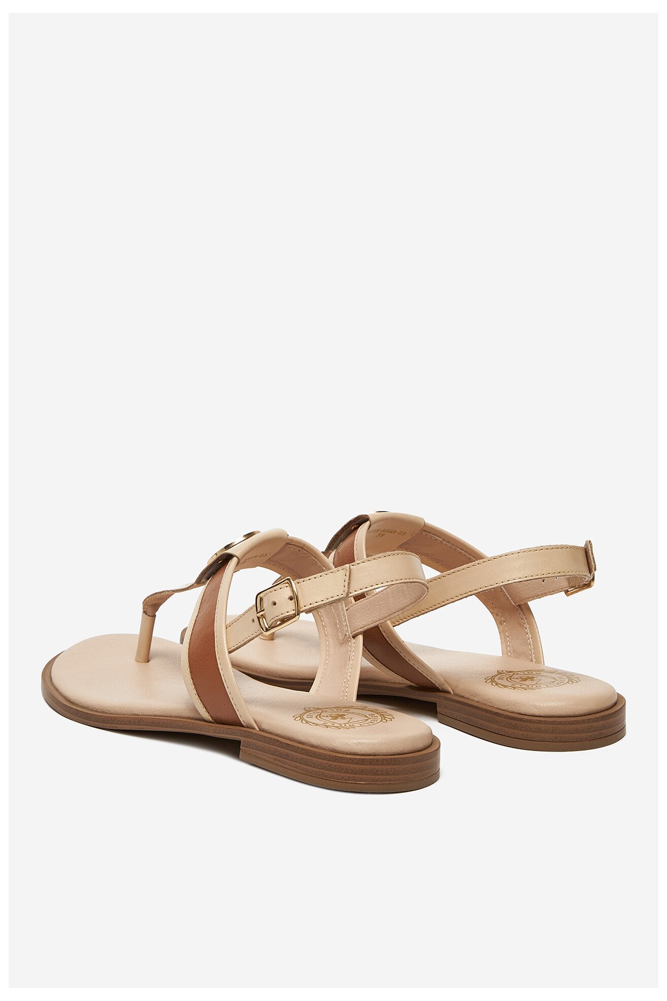 Sandały Beverly Hills Polo Club WI16-BAGA-03 Camel