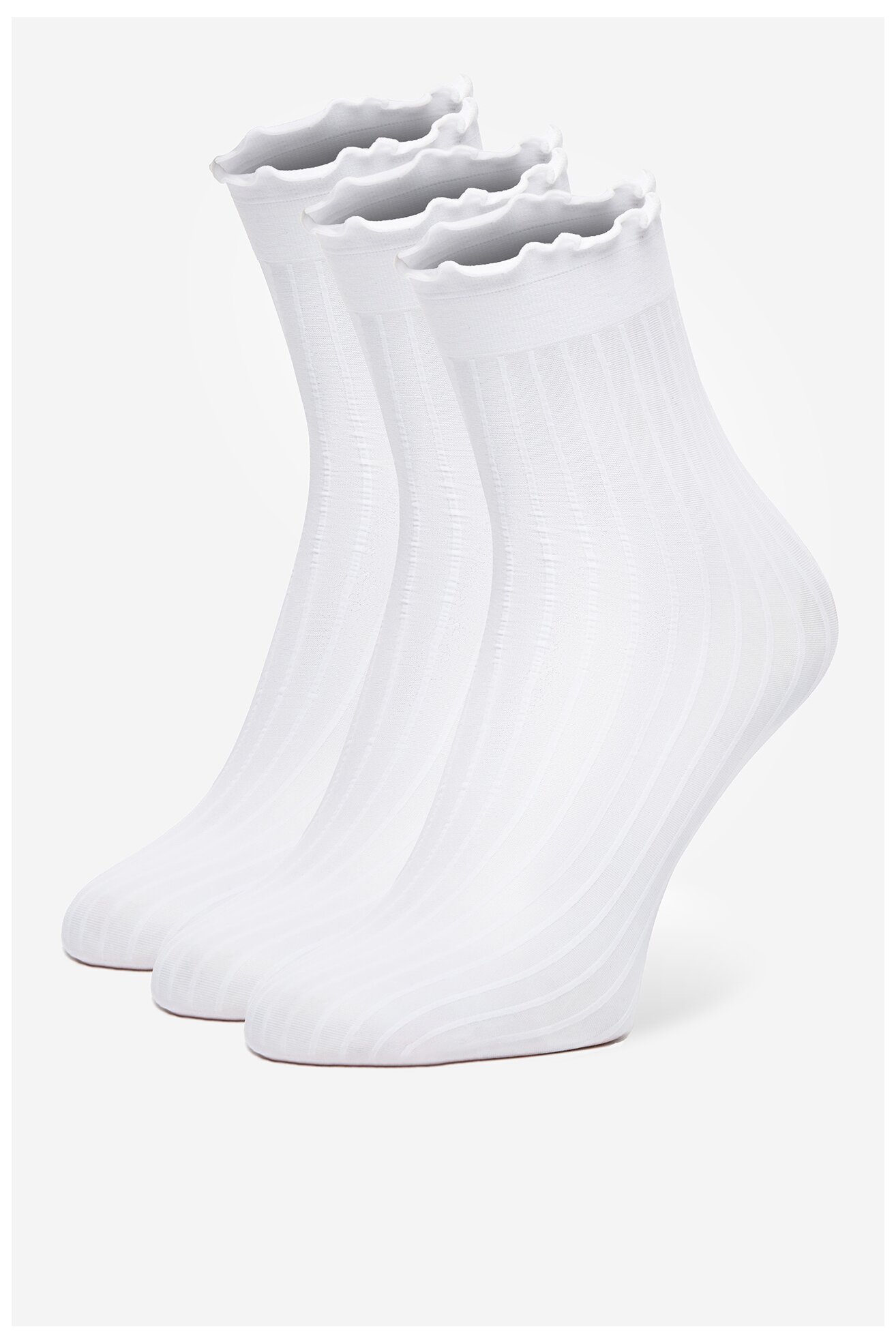 Шкарпетка NINE WEST CEO_AS_NW_01_Z_AW25 (3-PACK) БІЛИЙ