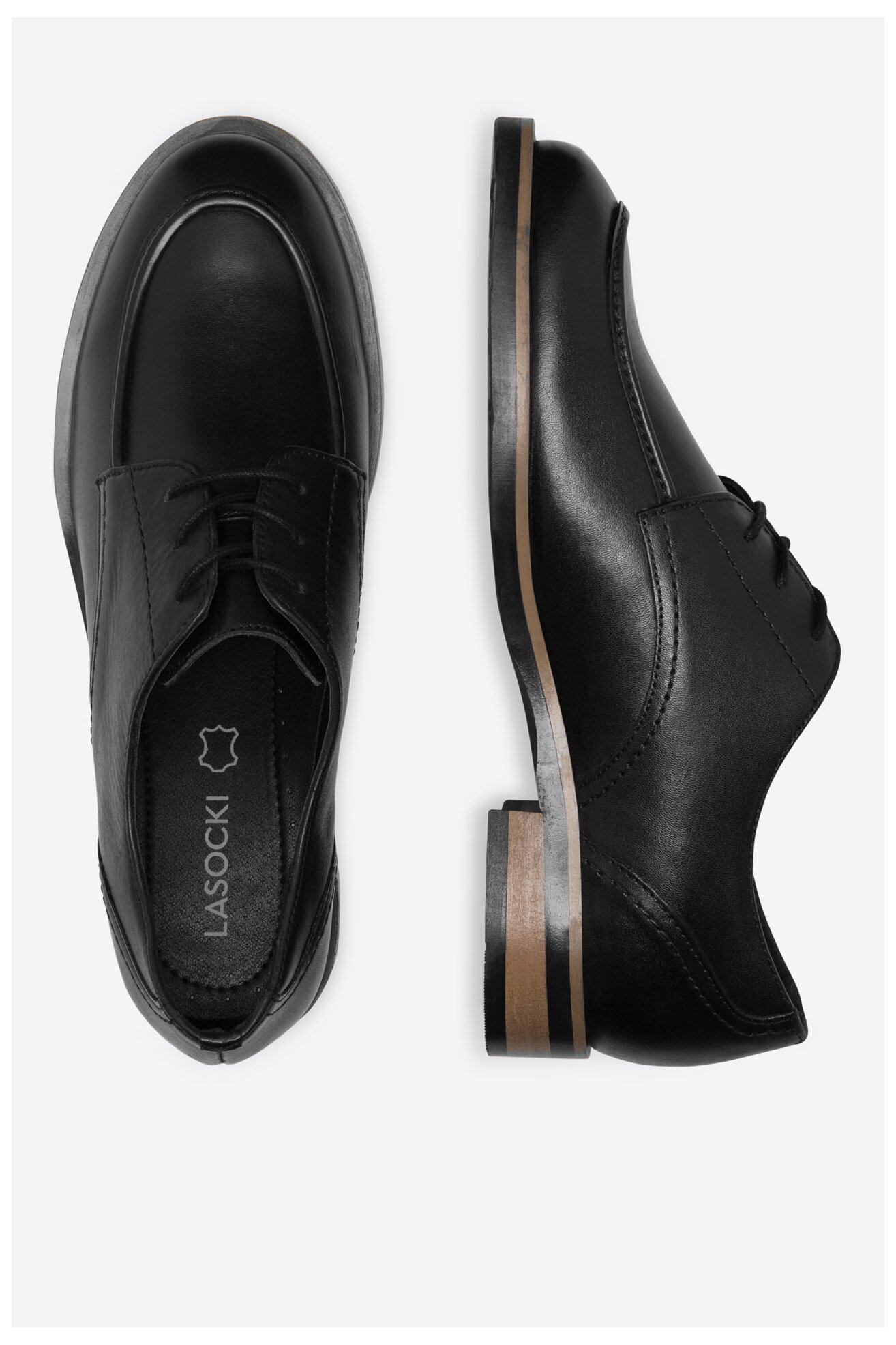 Półbuty Lasocki WI23-POLA-02 Czarny