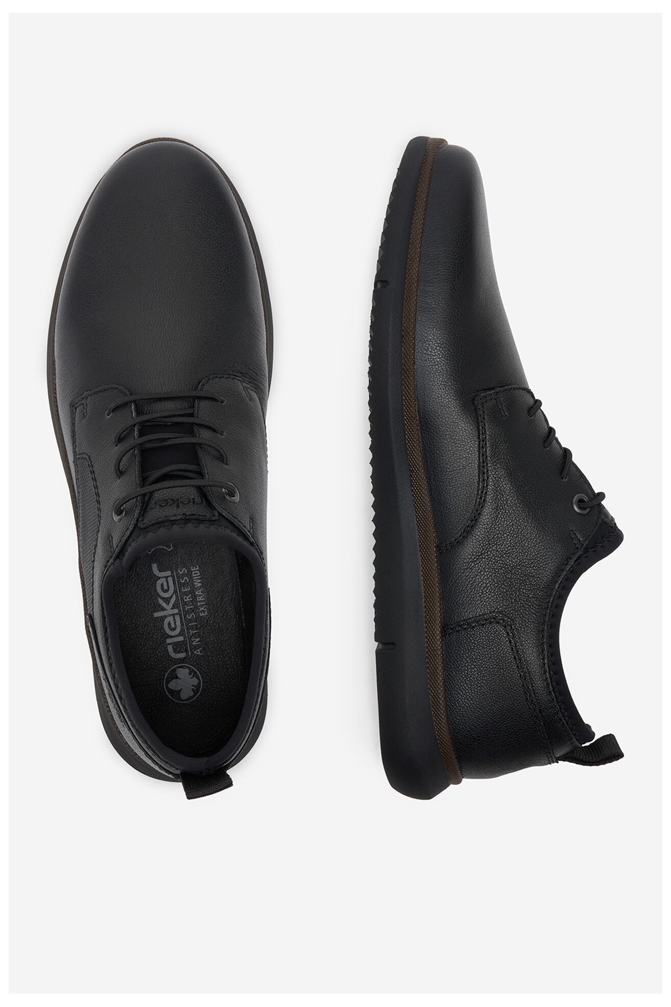 Półbuty Rieker 10451-00 Czarny