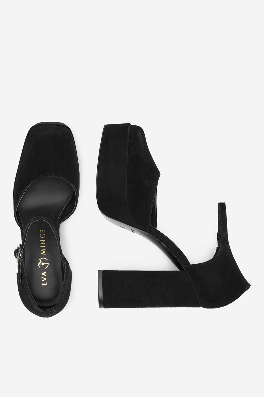 EVA MINGE - Czółenka zamszowe - 5906751274224