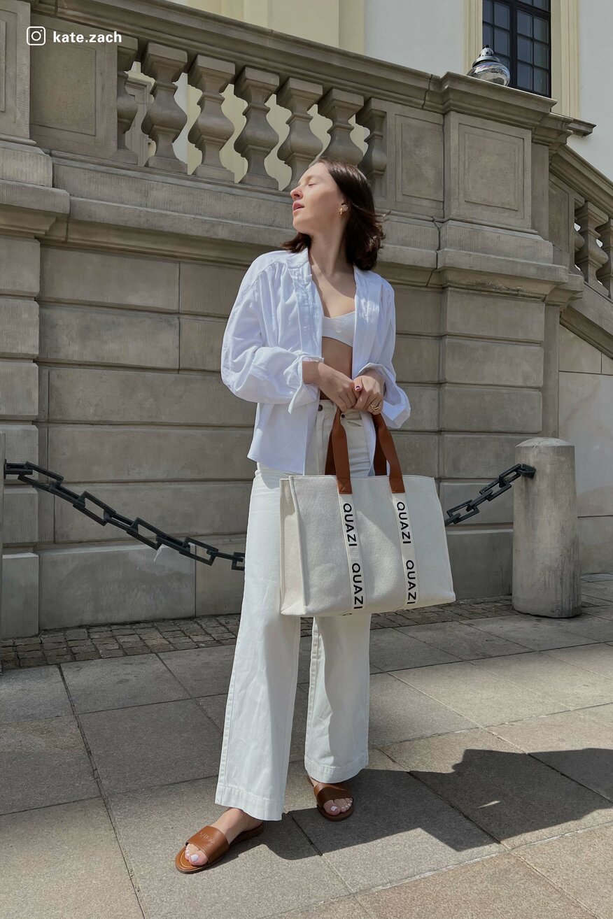 
                Quazi - Torebka tote bag brązowa - 5904248355029