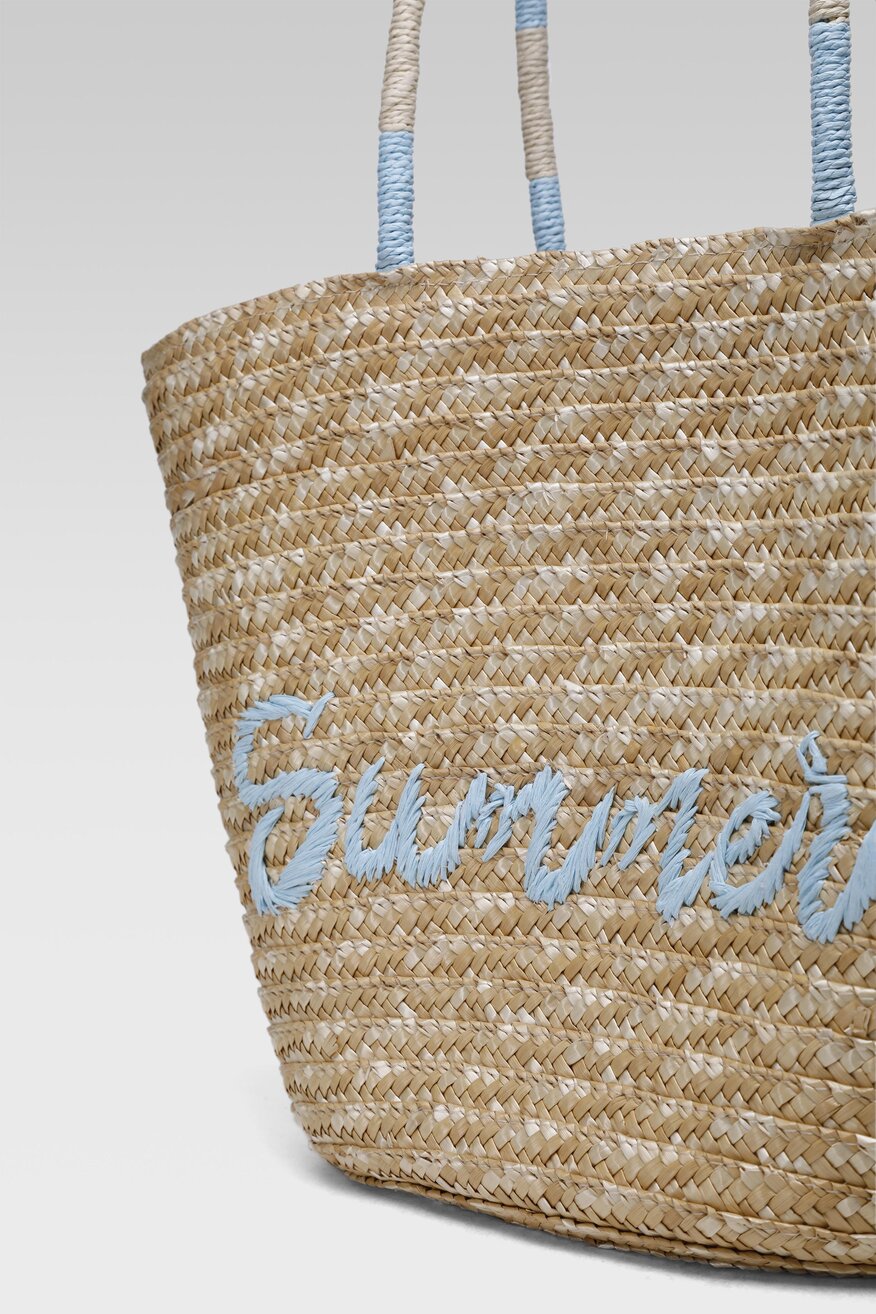 DeeZee - Torebka shopper boho beżowa - 5904248448073