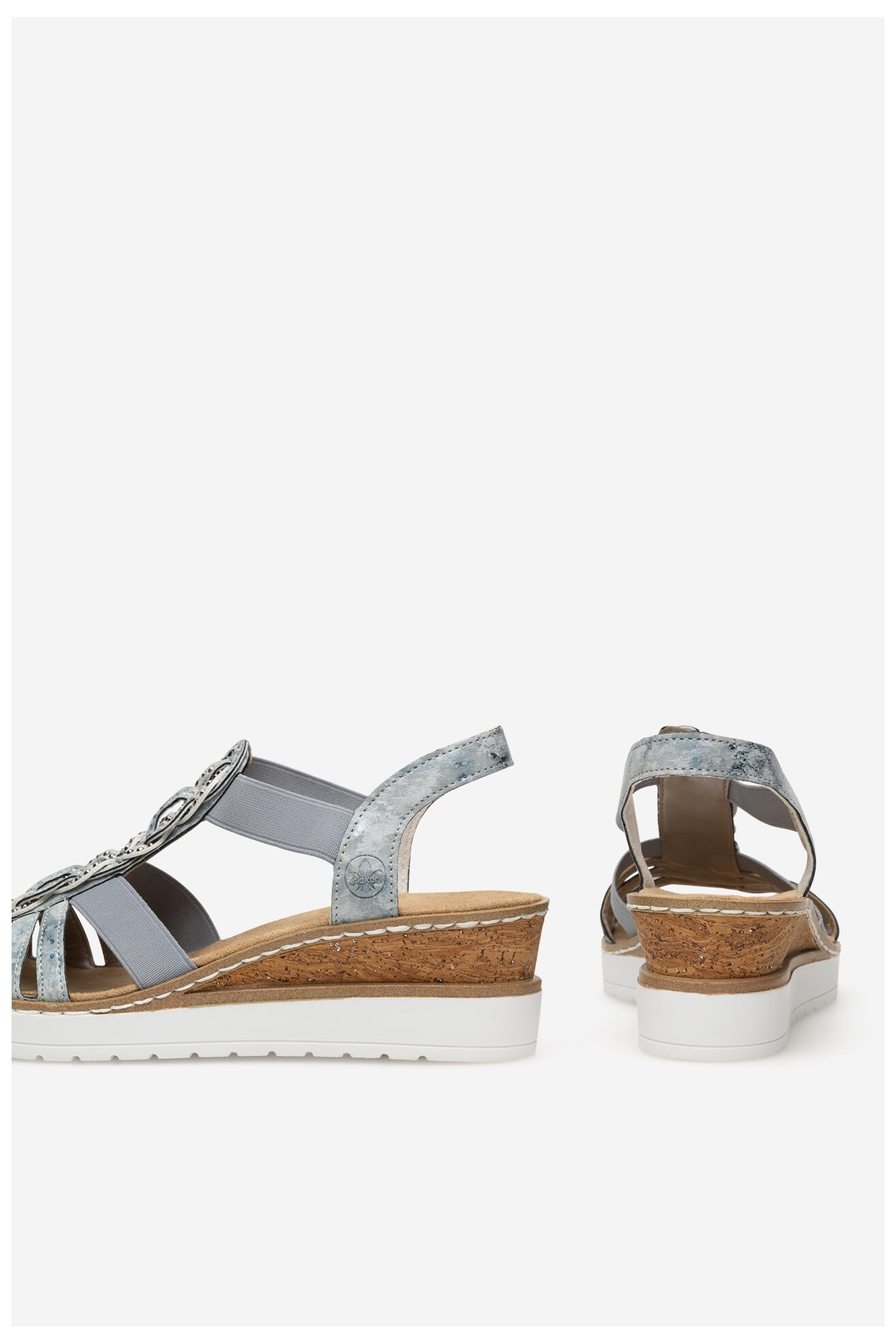 Sandały Rieker V38H8-12 Niebieski