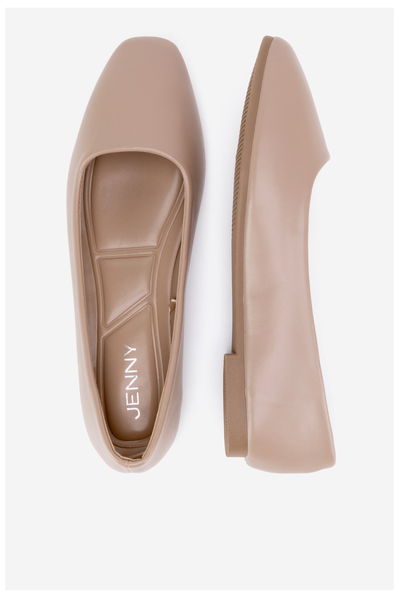 Baleriny Jenny R245594434 Beżowy