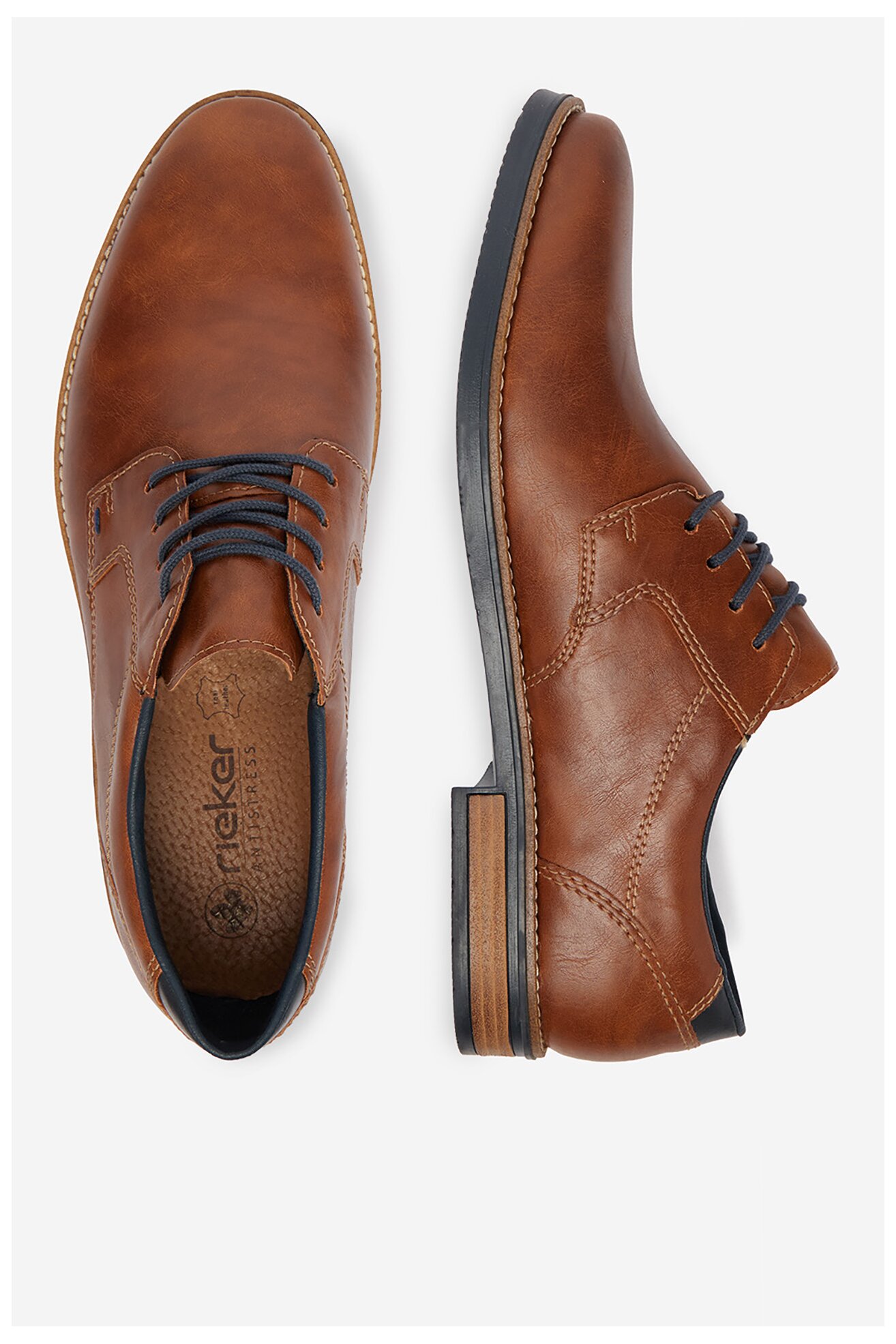 Półbuty Rieker CEO-13500-25 Koniakowy