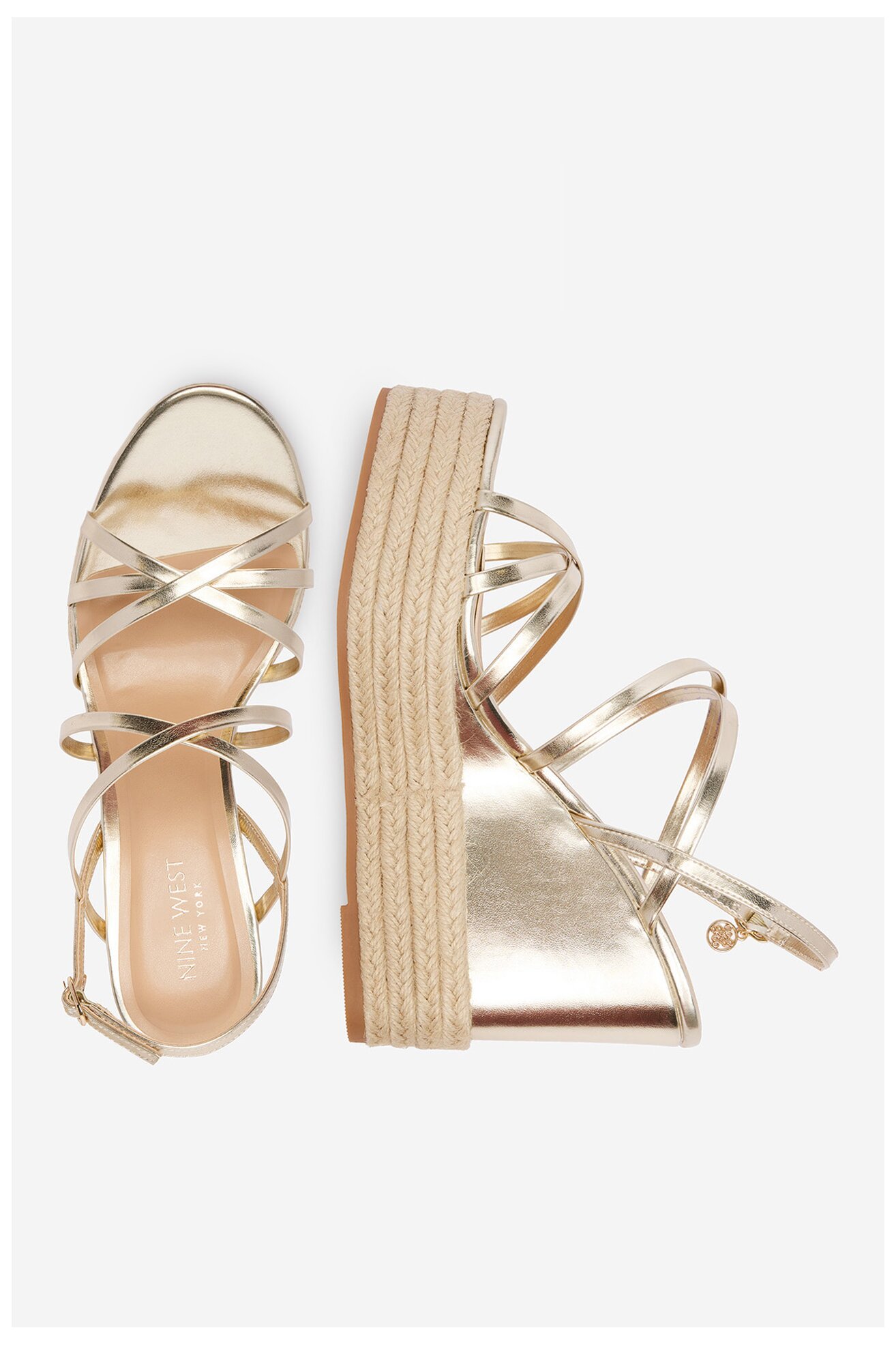 Сандалі NINE WEST CEO-SW25-3 04 ЗОЛОТИЙ