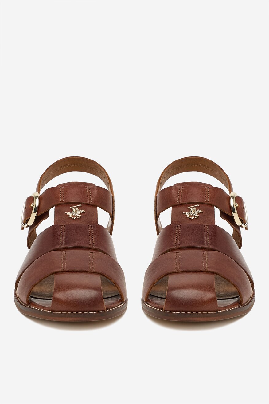 
                Beverly Hills Polo Club - Sandały skórzane - 5906751937822