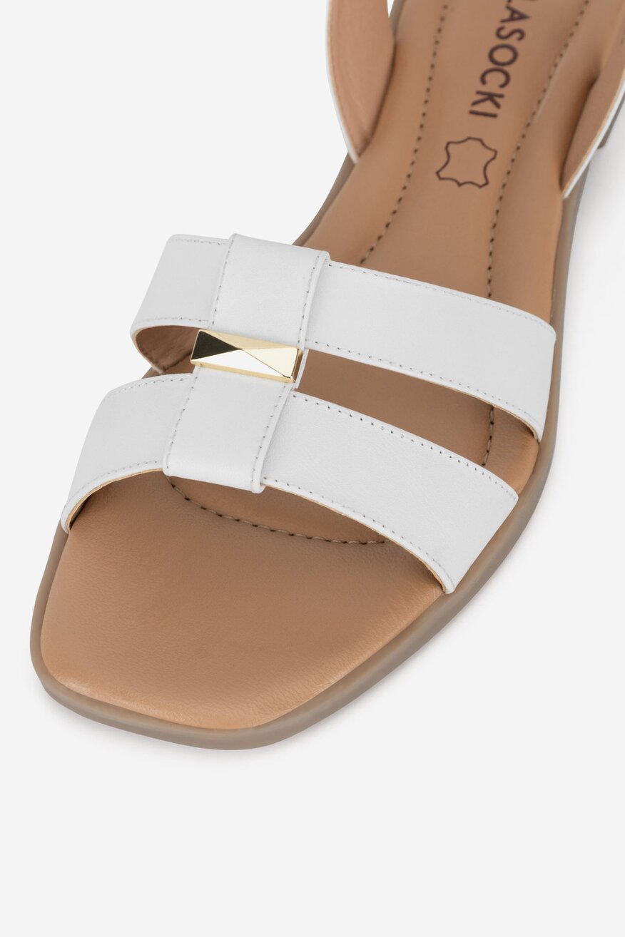 Lasocki - Sandały skórzane - 5905588615552