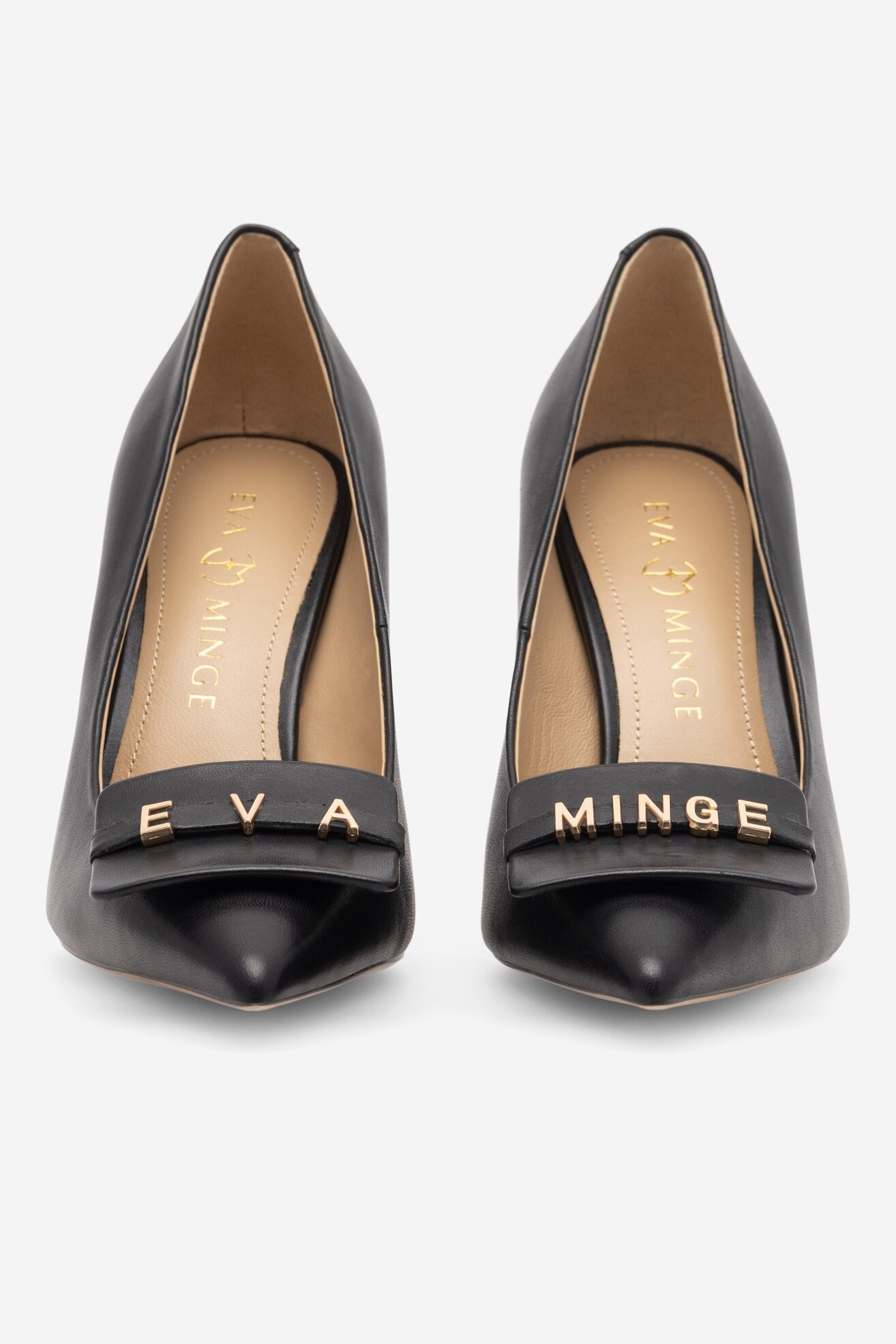 Pantofi cu toc EVA MINGE KONSTANCA-1013 NEGRU