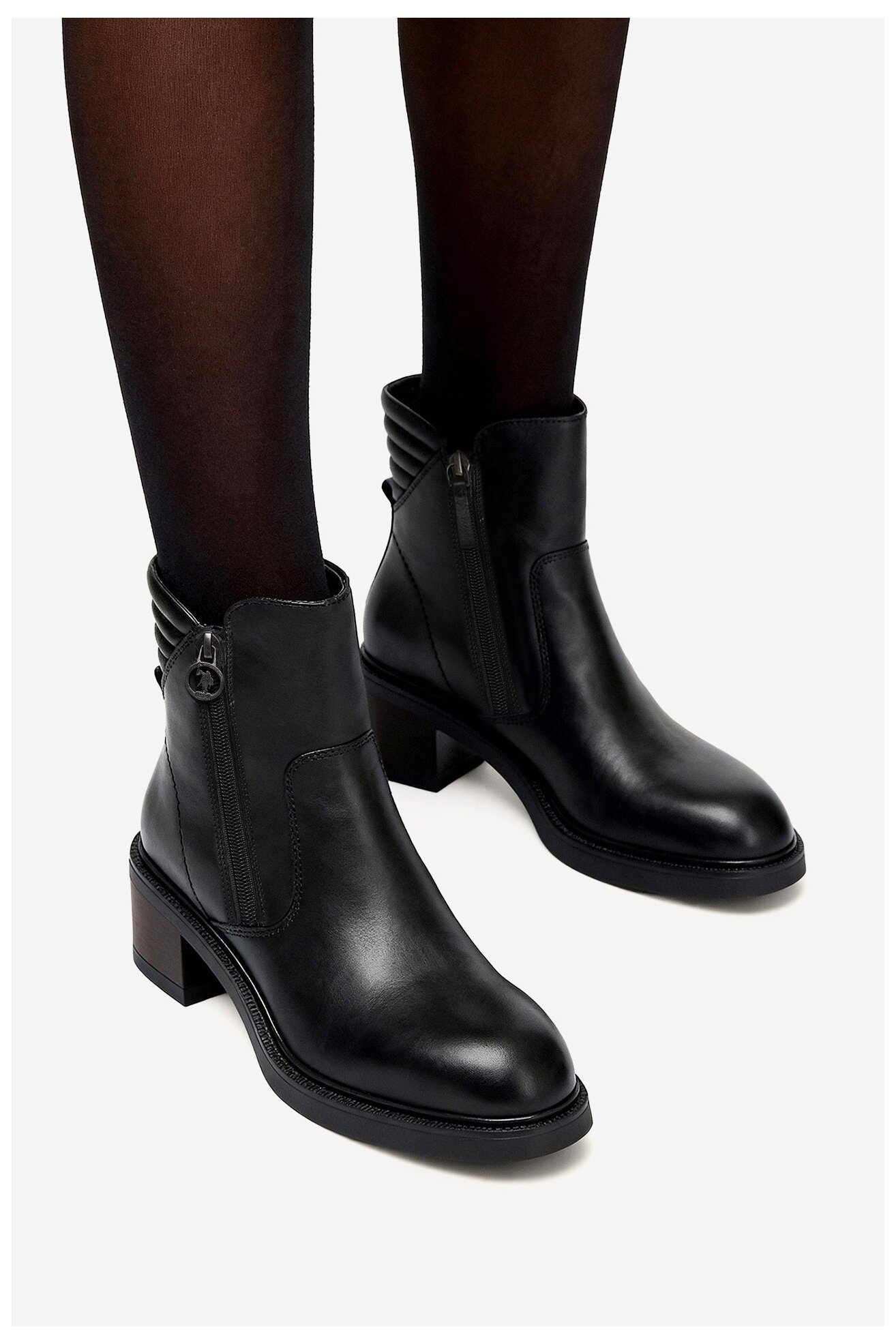 Bokacsizma U.S. POLO ASSN. CEO-KATERI002W/EL1 FEKETE