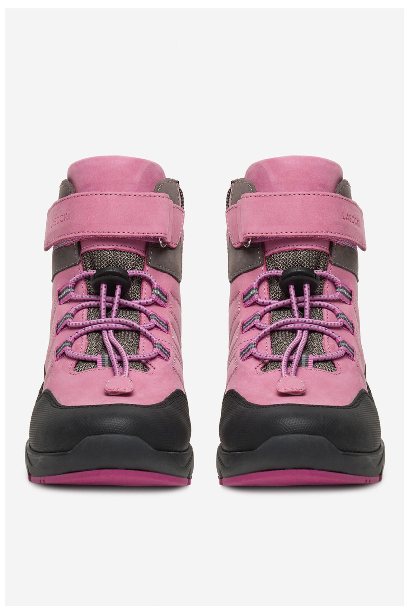 Šněrovací vyšší obuv Lasocki Young CEO-BI12-SAM-06(V)DZ RŮŽOVÁ