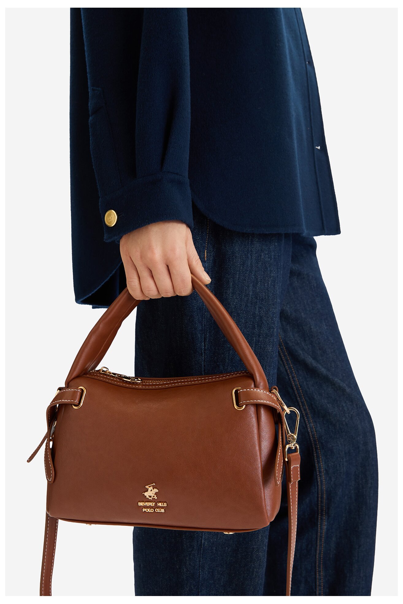 Сумка З Ремінцем Beverly Hills Polo Club EO-BHPC-C-008-09 КОРИЧНЕВИЙ