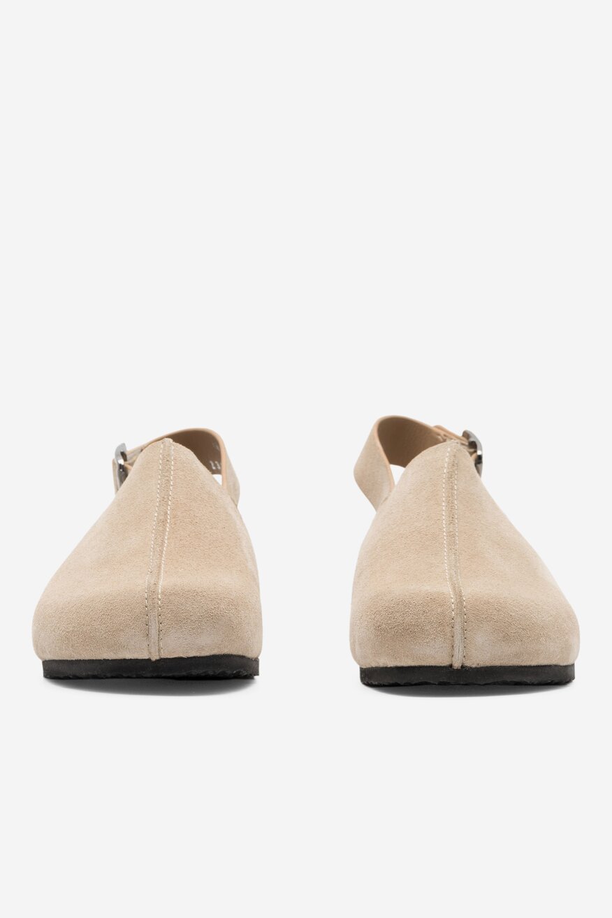 SIMPLE - Klapki mule skórzane - 5904862753836