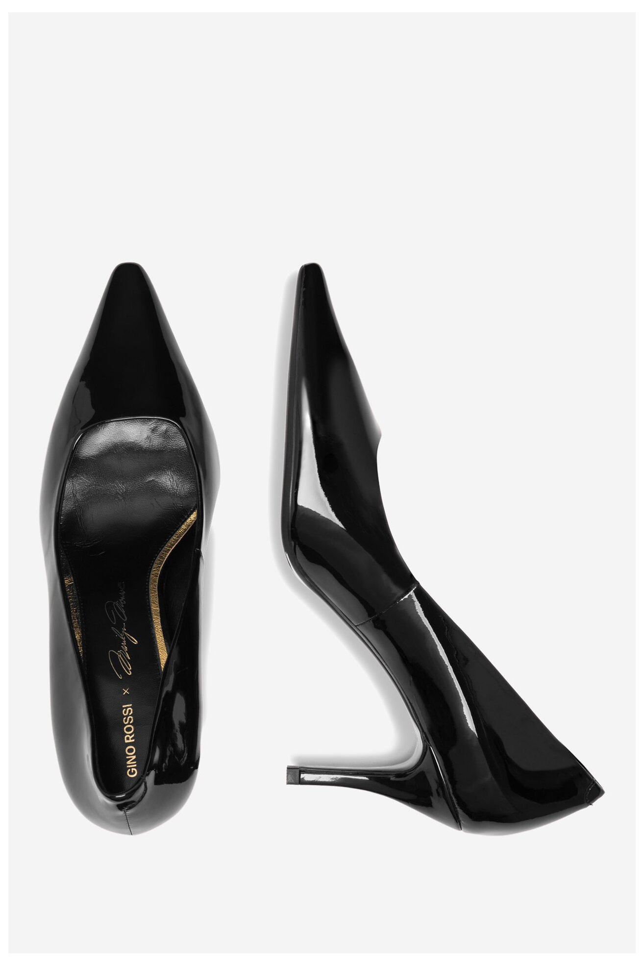 Czółenka Gino Rossi NEL-SLT623-61 Czarny