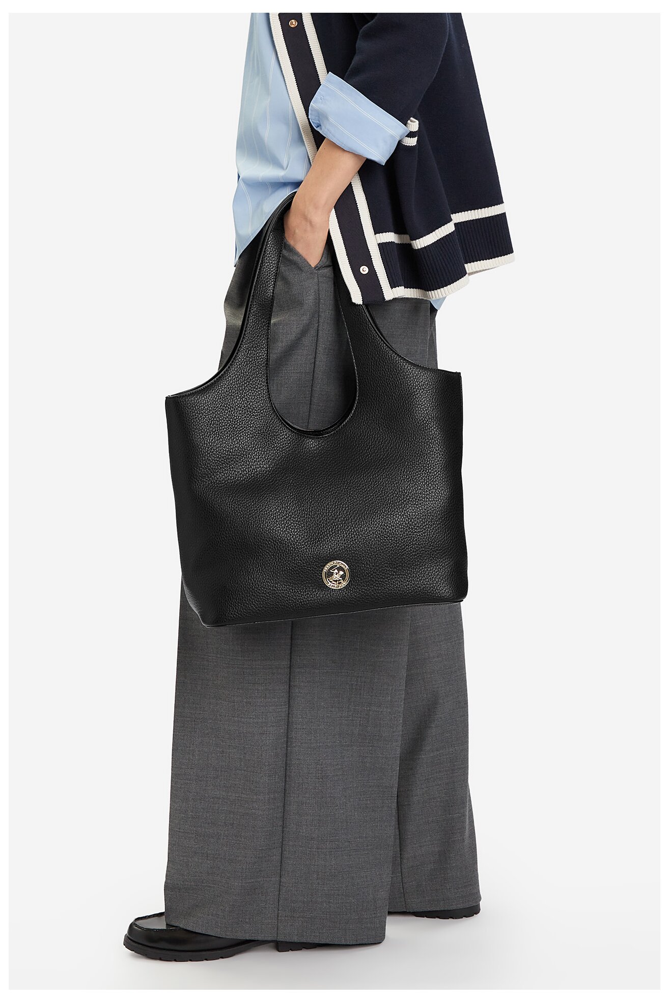 Kézitáska Beverly Hills Polo Club C-BHPC-L-020-08 FEKETE