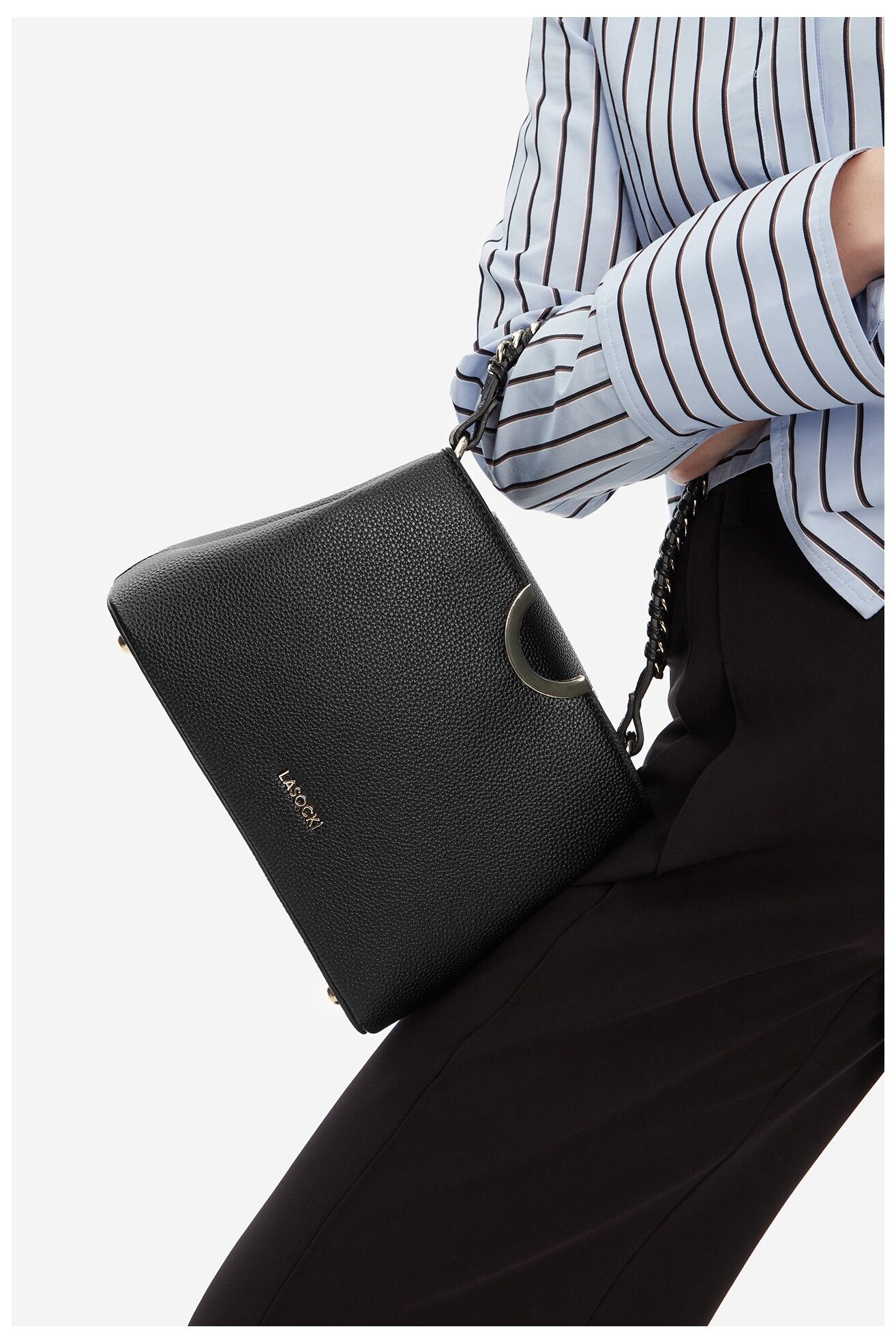 Kézitáska Lasocki MLS-E-056-05 FEKETE