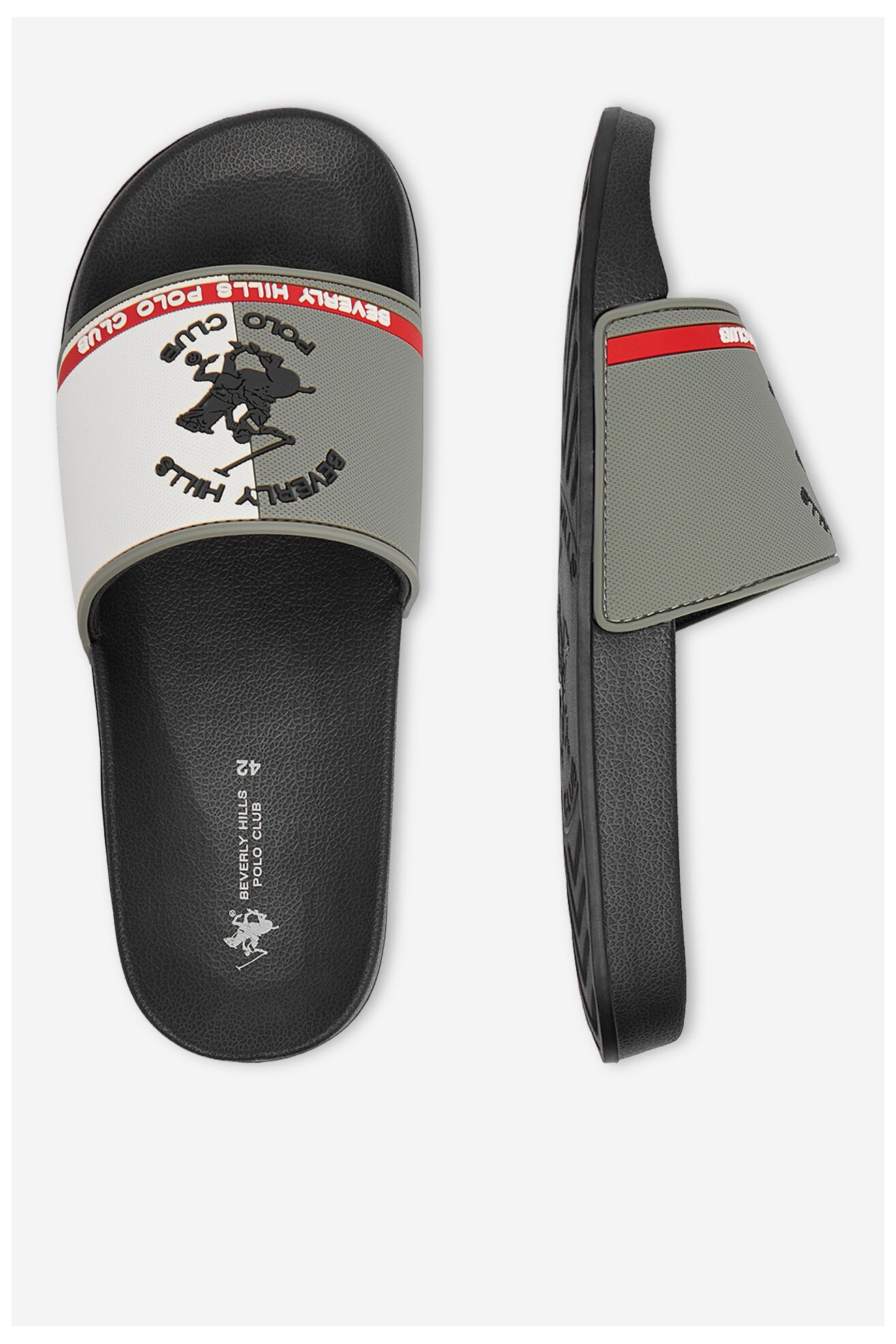 Klapki basenowe Beverly Hills Polo Club CEOWB-865812 Czarny