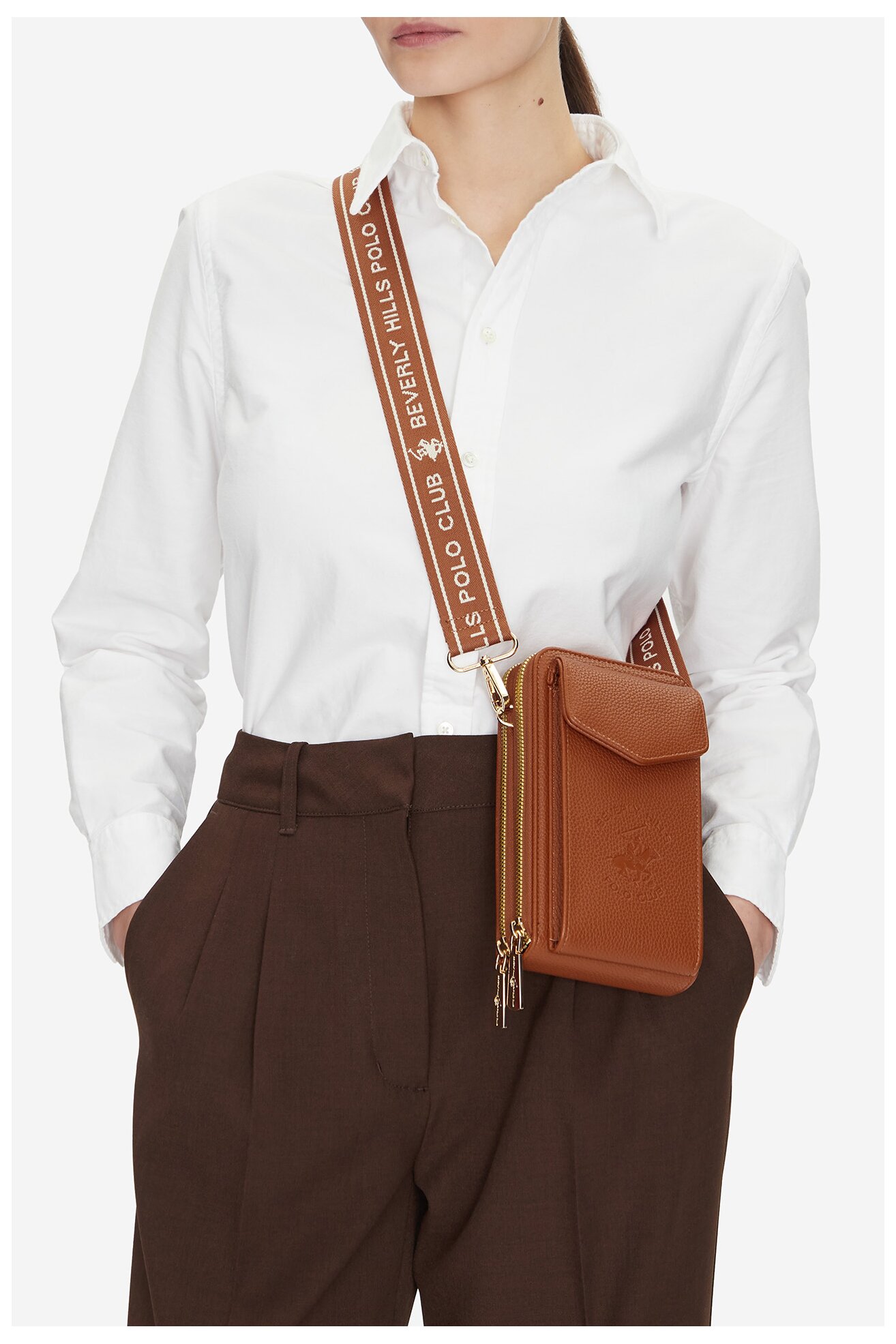 Torebka Beverly Hills Polo Club BHPC-L-006-07 Camel