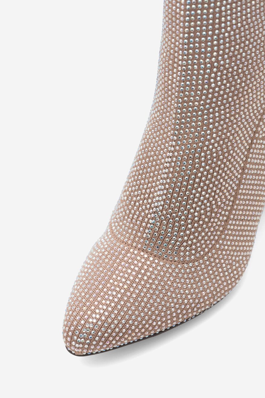 NINE WEST - Botki na słupku - 5905588144038