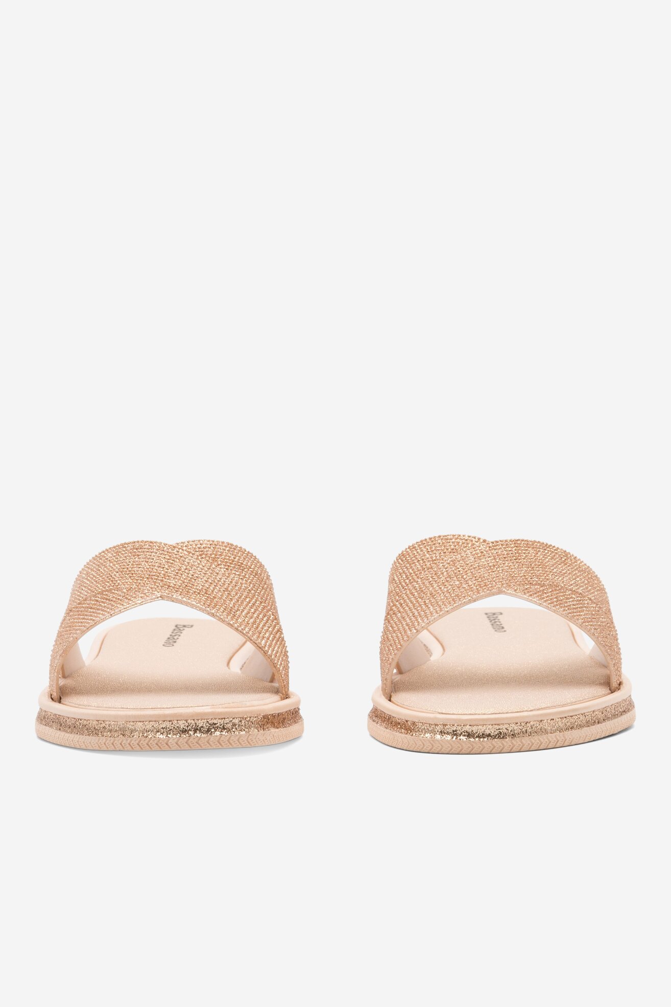 Klapki Bassano LC030218-1 Złoty