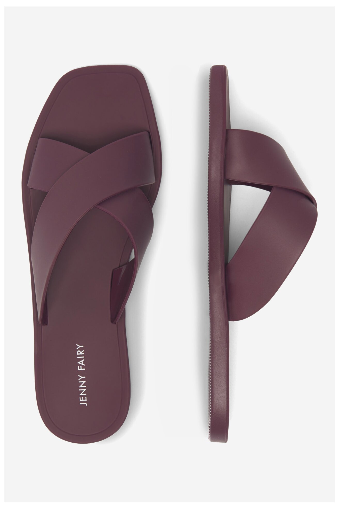 Klapki Jenny Fairy CT1011-8B Bordowy